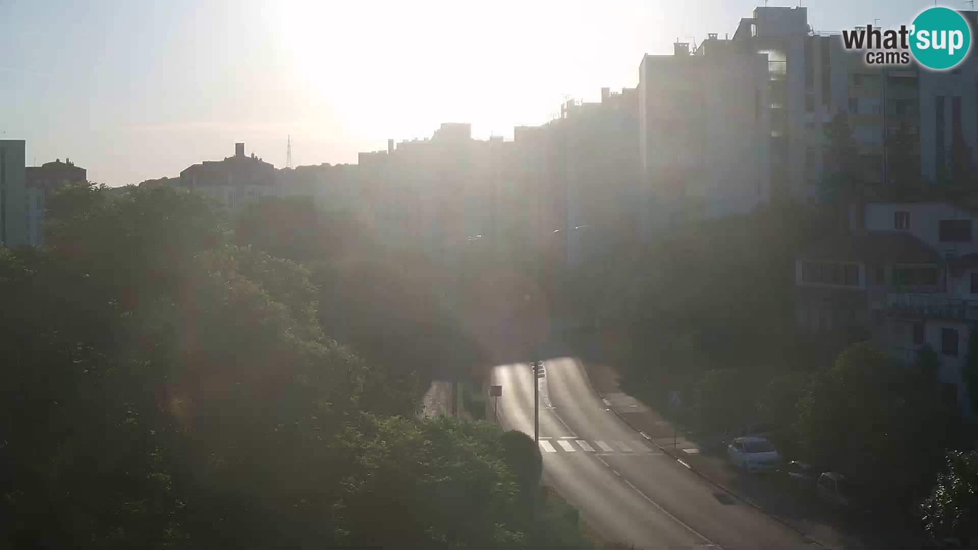 Pula web kamera – Koparska ulica – kamera uživo Istra