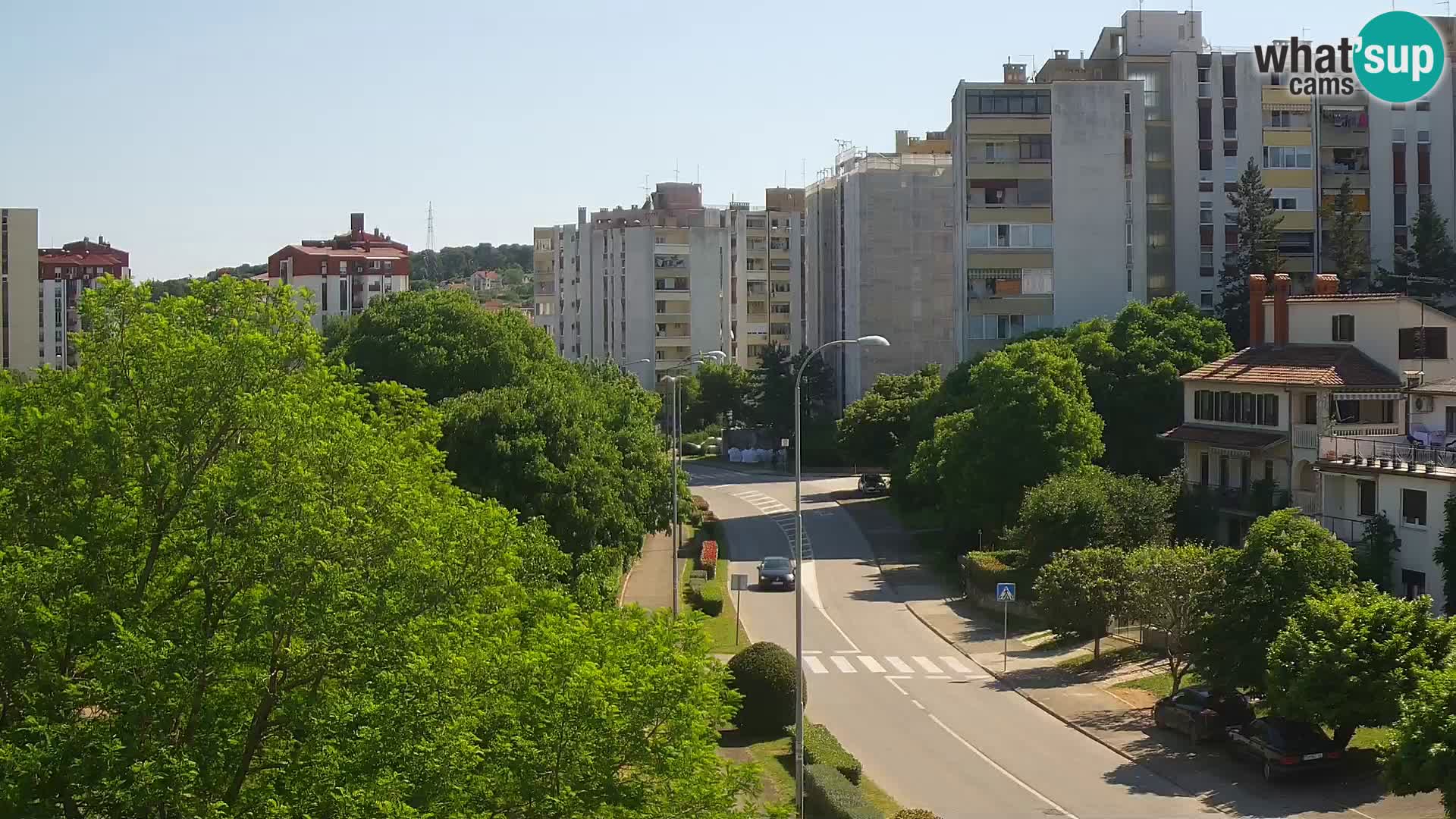 Pula spletna kamera – Koperska ulica – Istra v živo