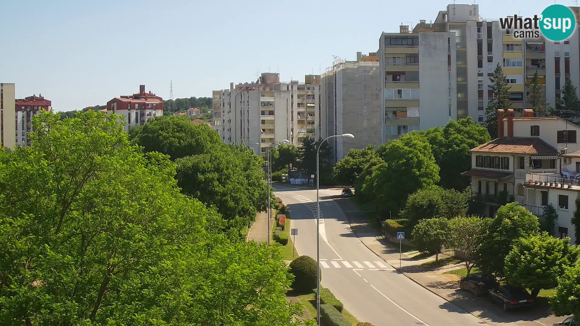 Pula spletna kamera – Koperska ulica – Istra v živo