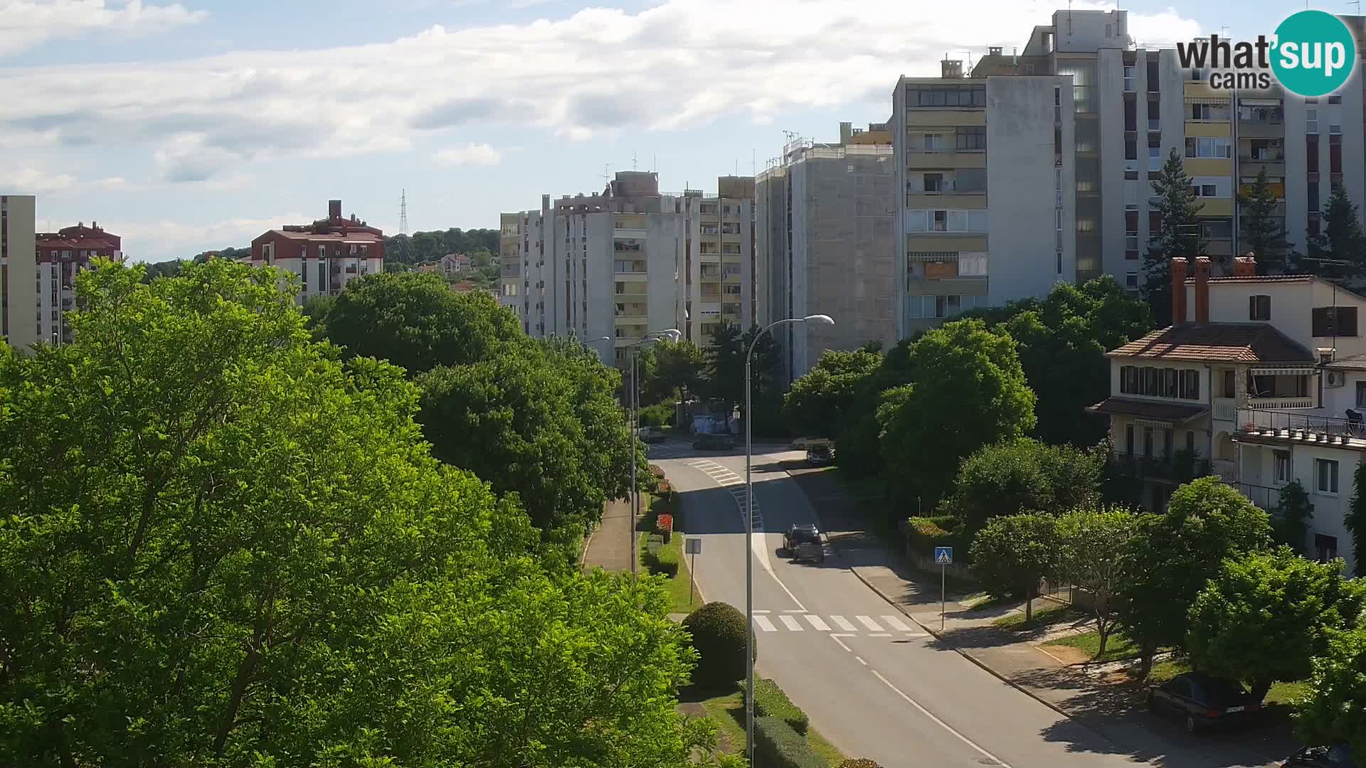 Pula web kamera – Koparska ulica – kamera uživo Istra