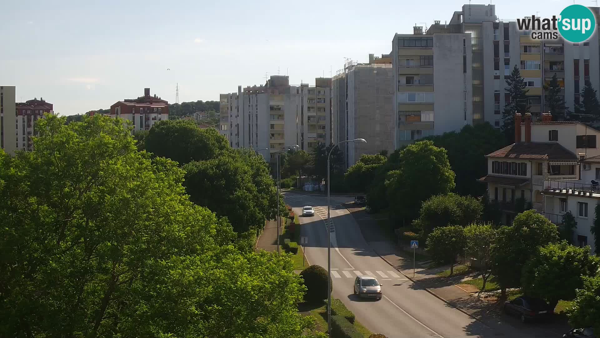 Pula spletna kamera – Koperska ulica – Istra v živo