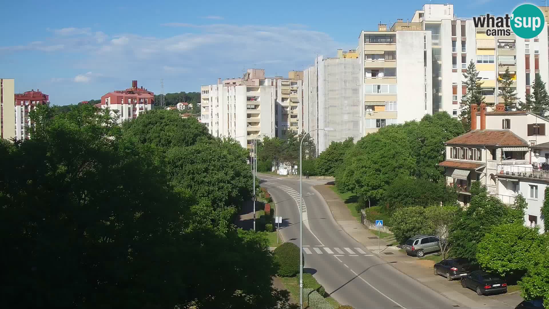 Pula web kamera – Koparska ulica – kamera uživo Istra