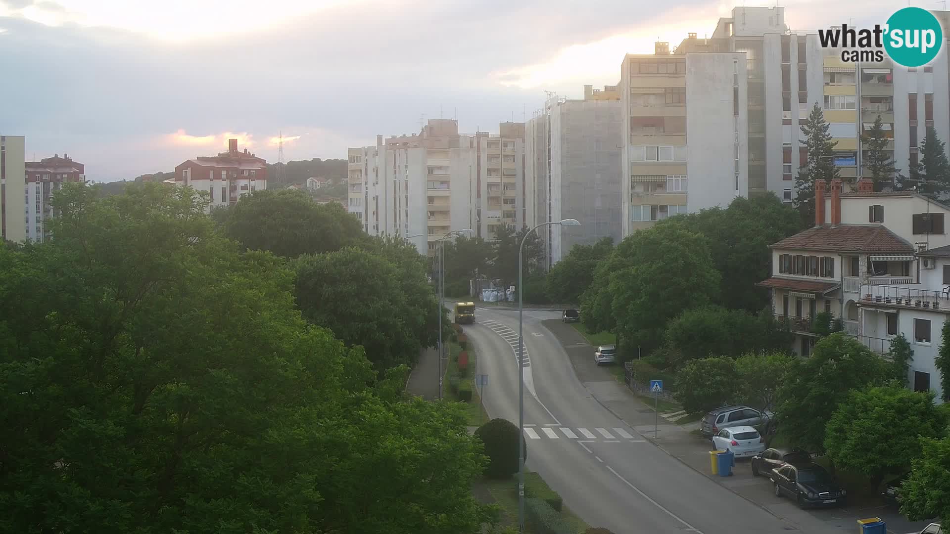 Pula web kamera – Koparska ulica – kamera uživo Istra