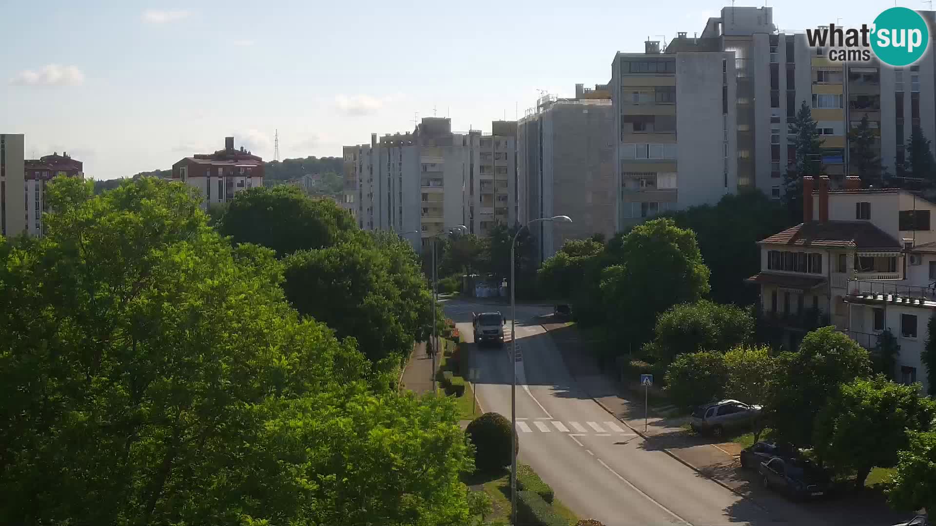 Cámara web Pula – Koper street – cámara en vivo Istria