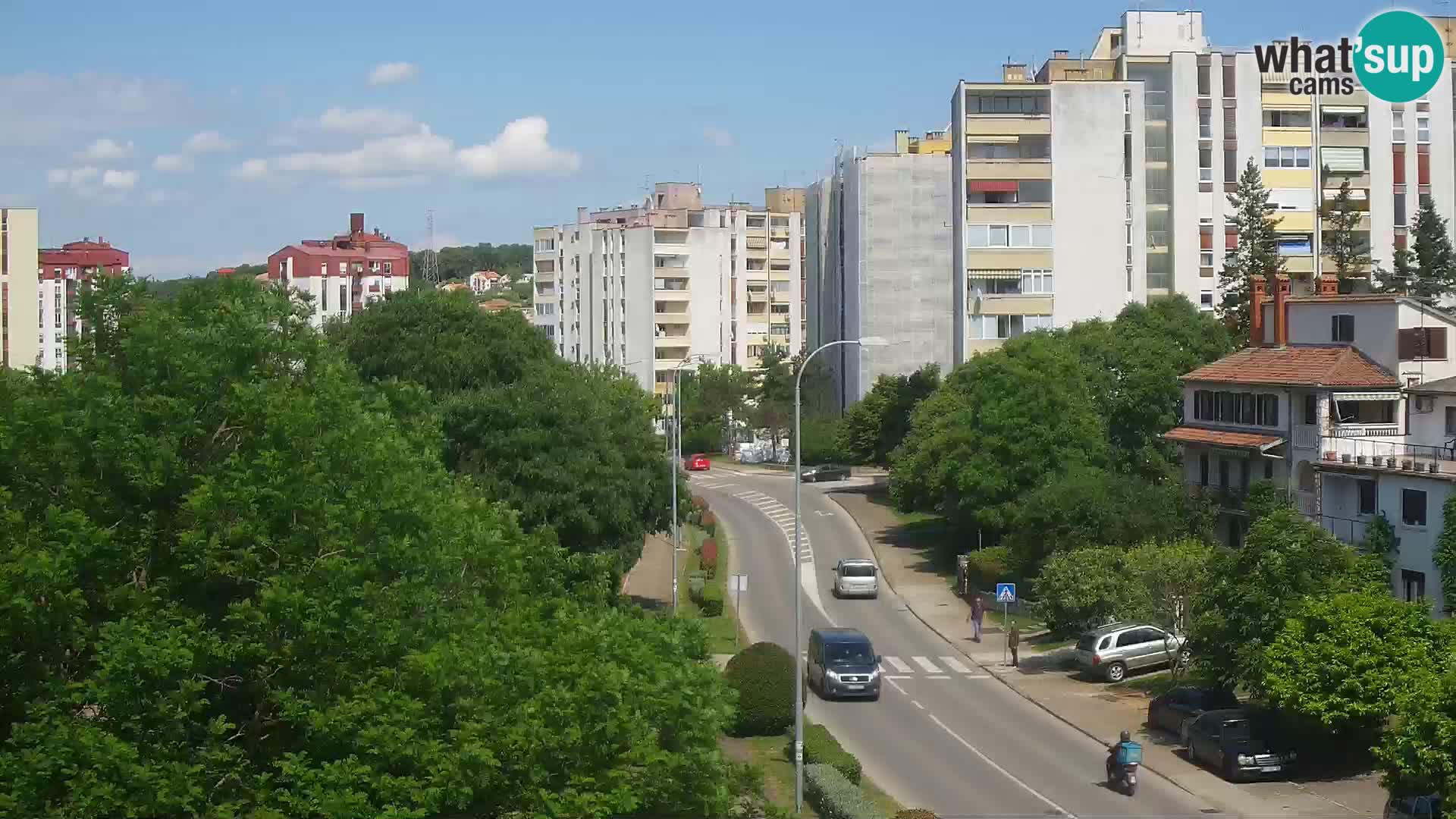 Cámara web Pula – Koper street – cámara en vivo Istria