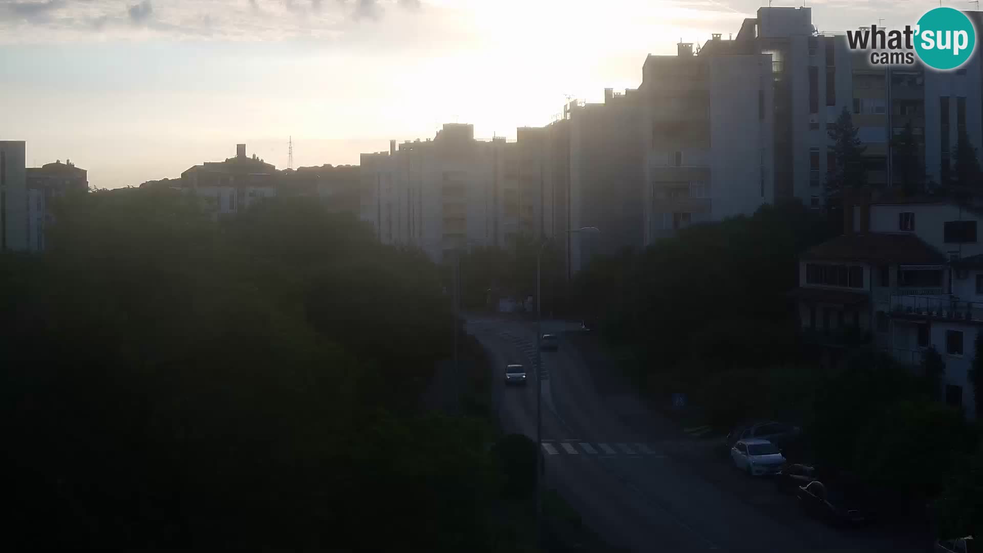 Pula spletna kamera – Koperska ulica – Istra v živo