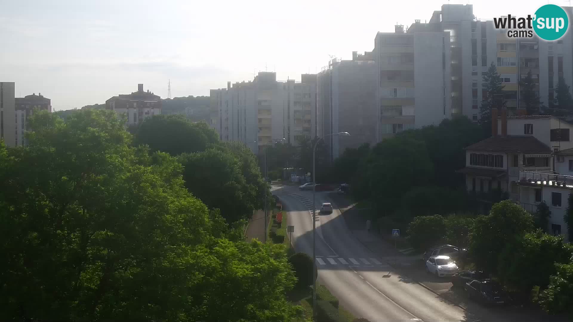 Pula web kamera – Koparska ulica – kamera uživo Istra