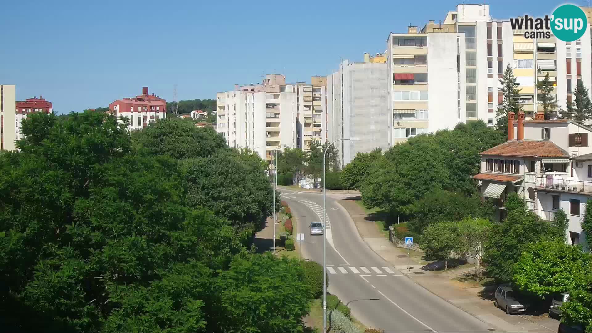 Webcam Pula – Rue Koper – Caméra en direct Istrie