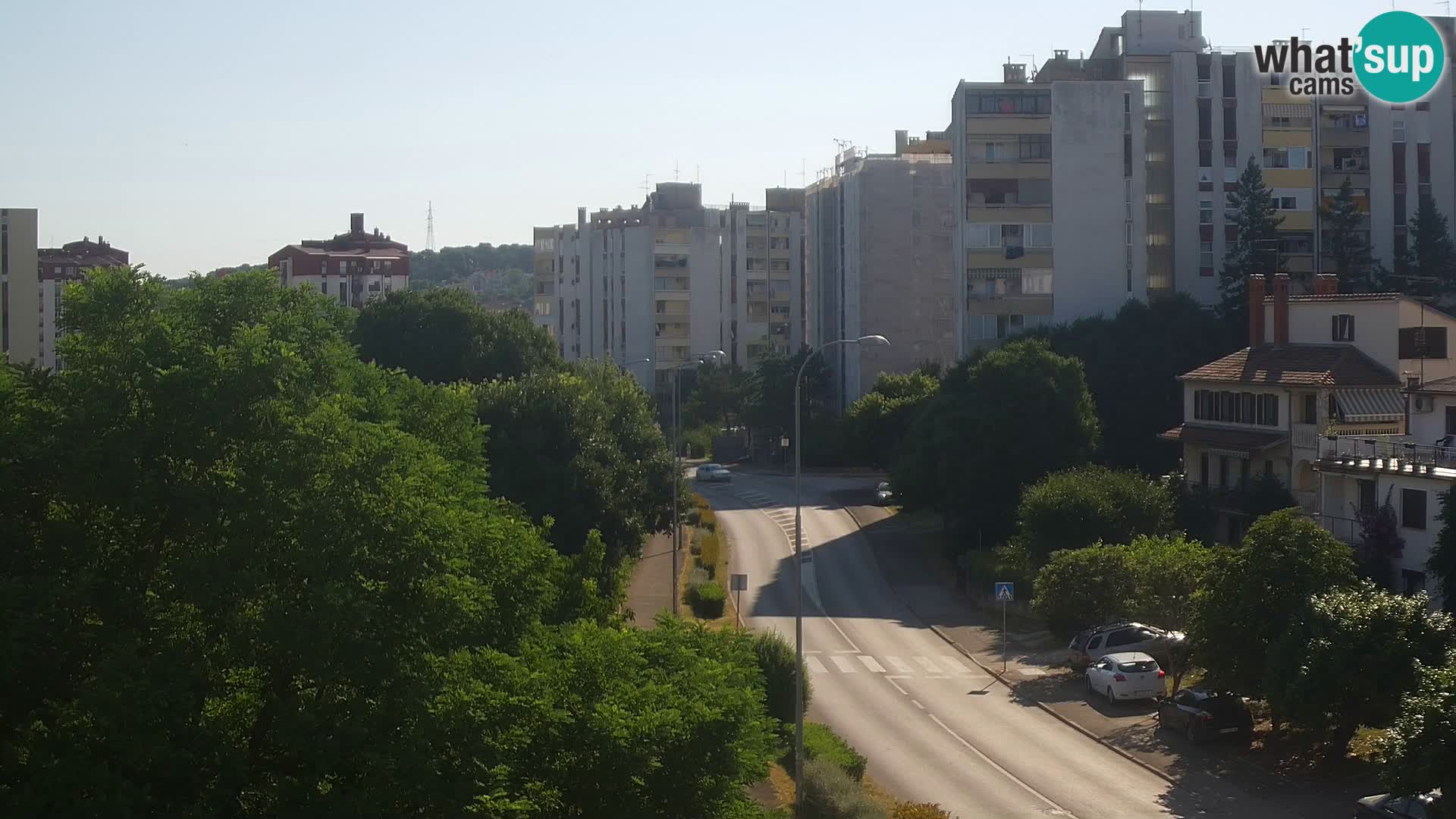 Pula spletna kamera – Koperska ulica – Istra v živo