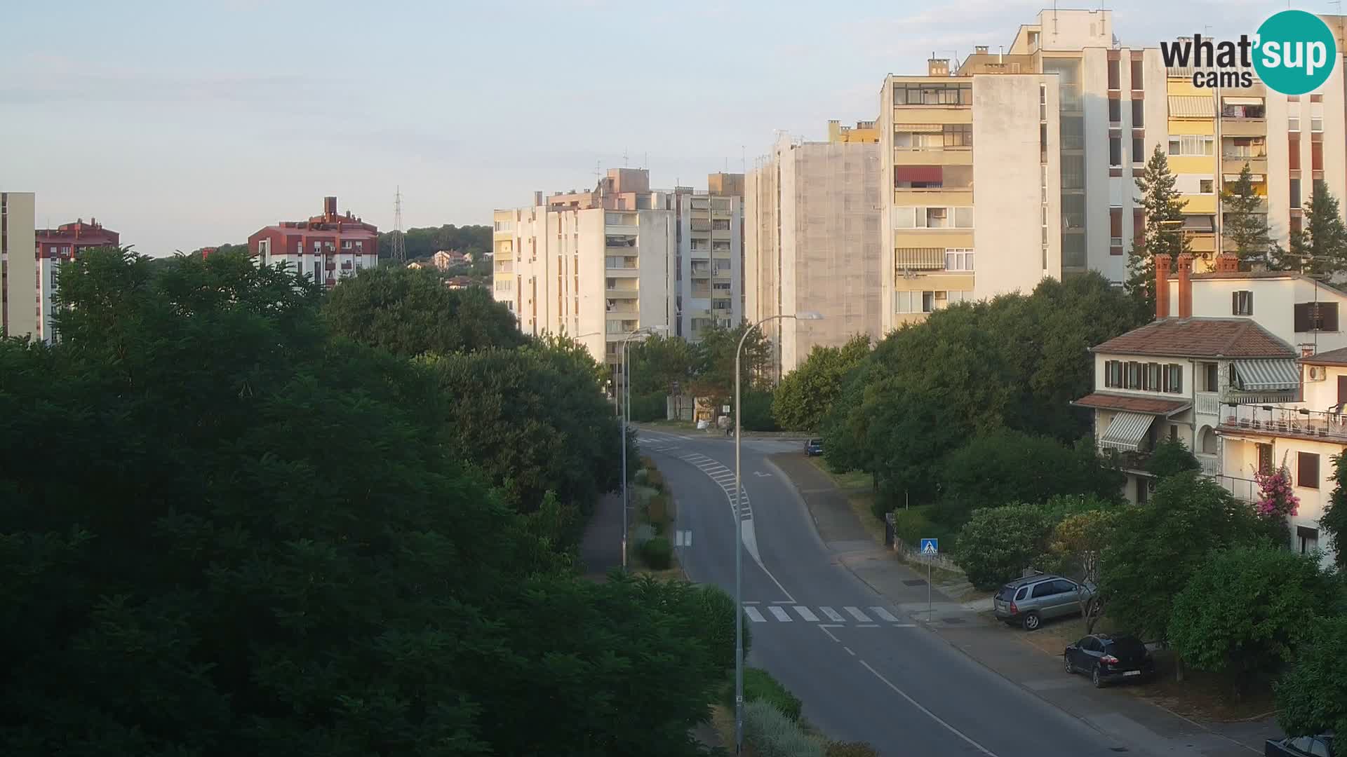 Pula web kamera – Koparska ulica – kamera uživo Istra
