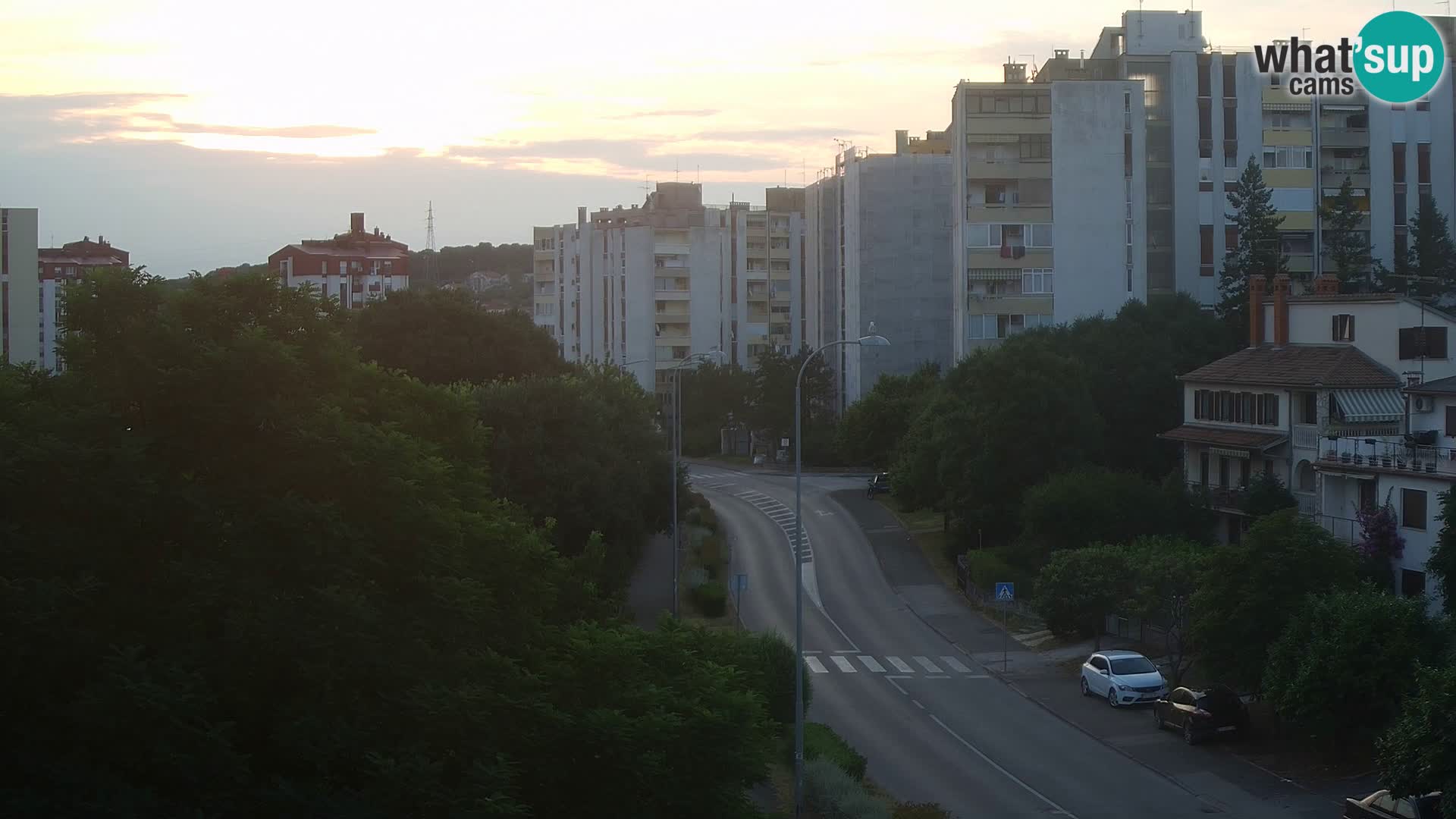 Pula web kamera – Koparska ulica – kamera uživo Istra