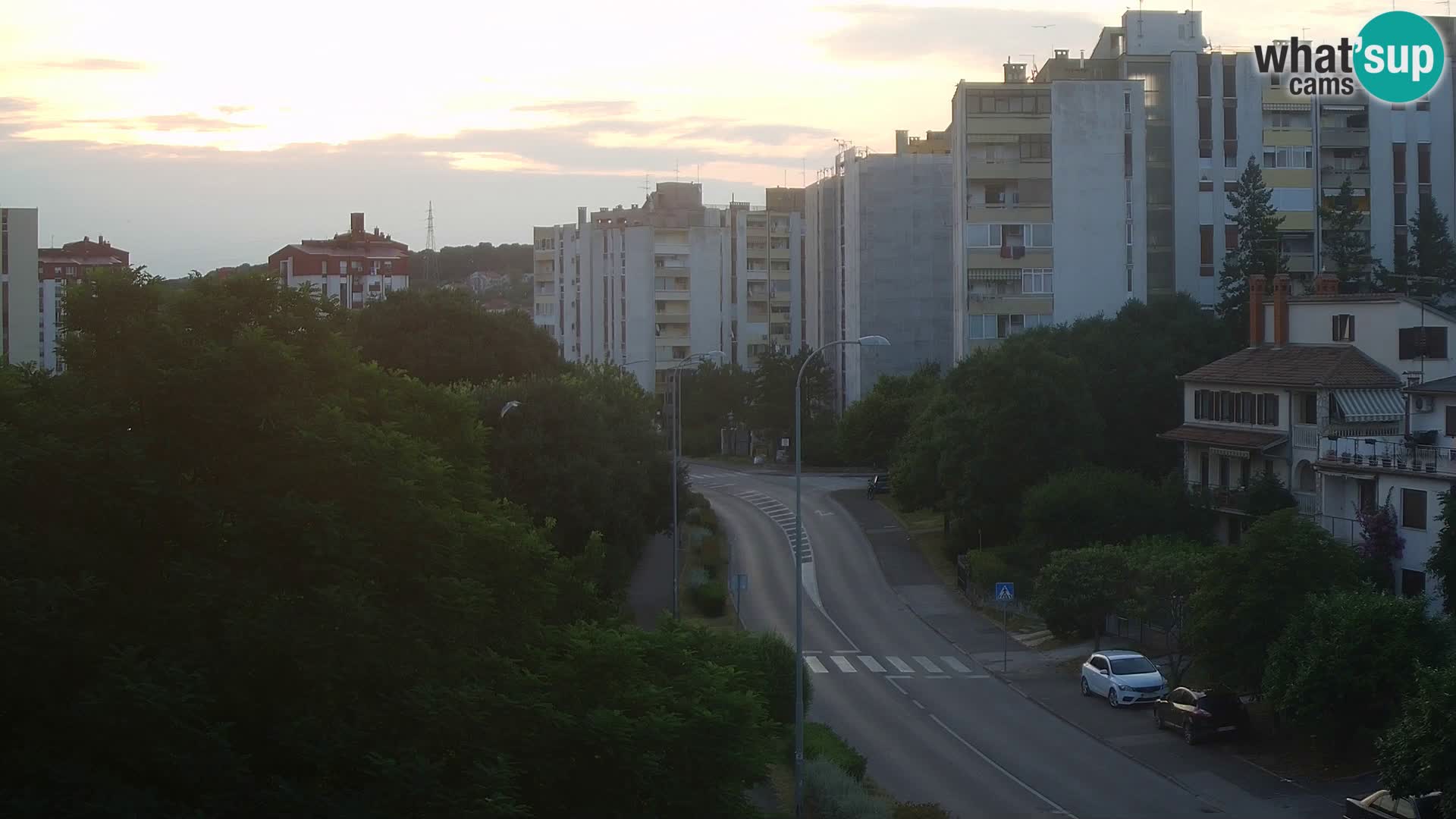 Webcam Pula – Rue Koper – Caméra en direct Istrie