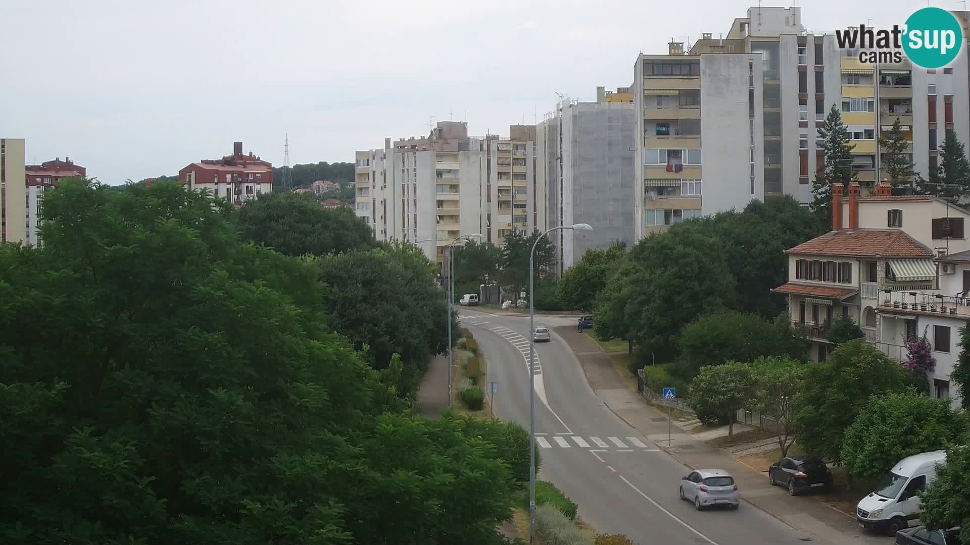 Pula web kamera – Koparska ulica – kamera uživo Istra