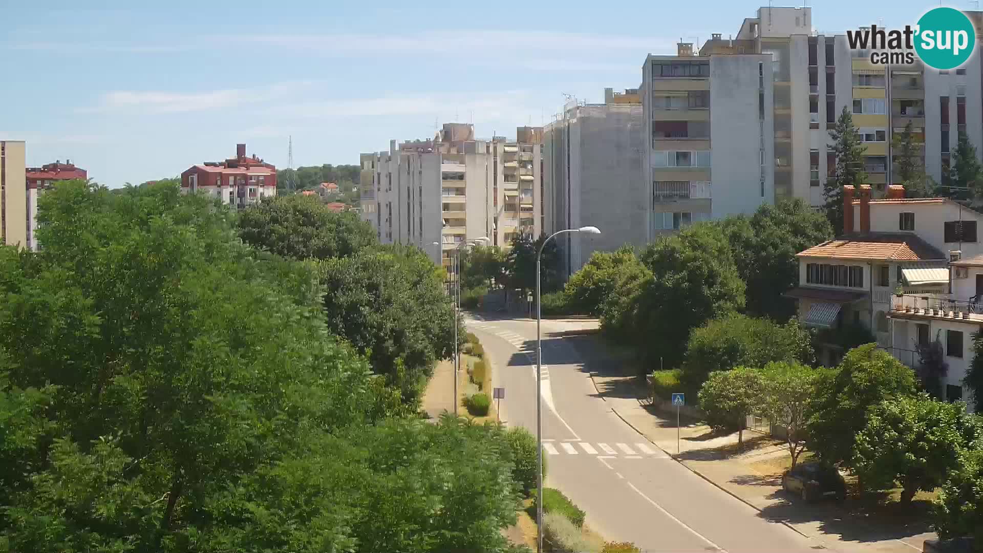 Pula web kamera – Koparska ulica – kamera uživo Istra