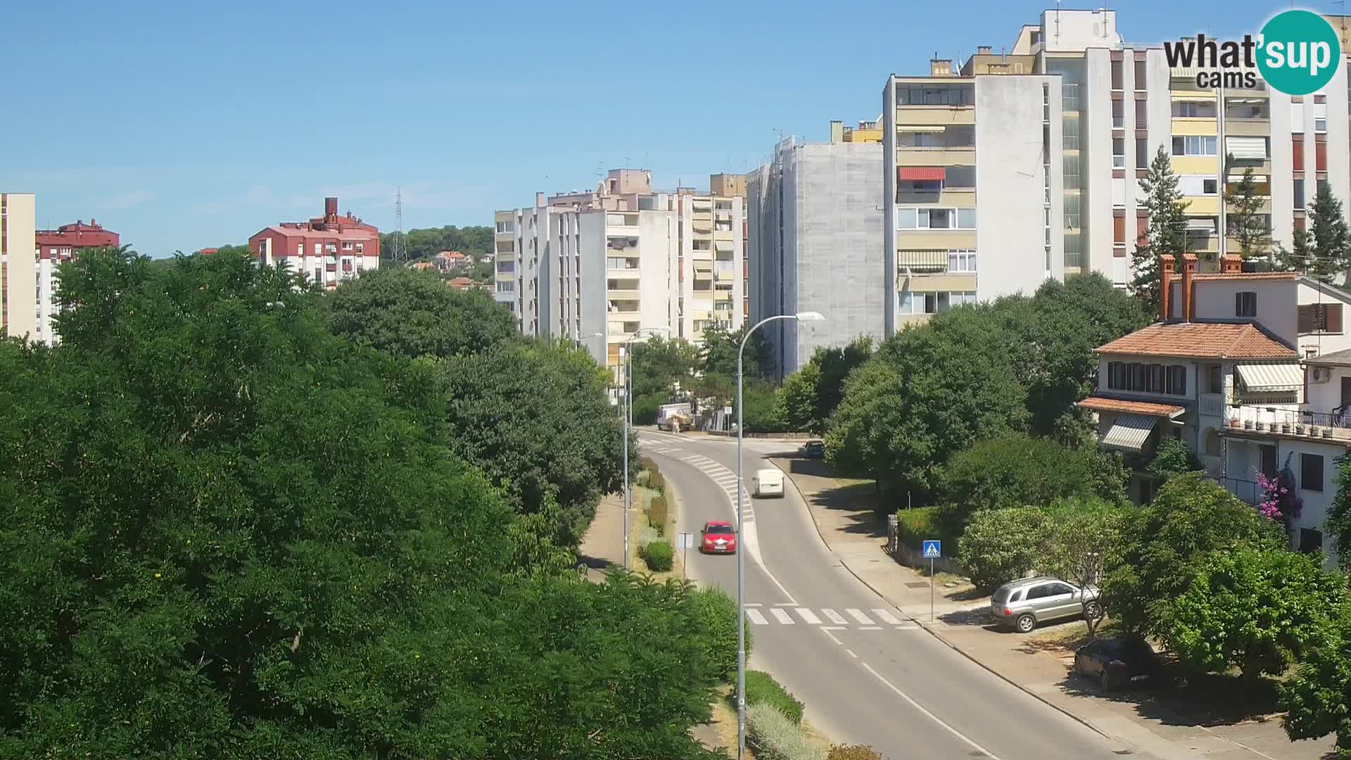 Cámara web Pula – Koper street – cámara en vivo Istria