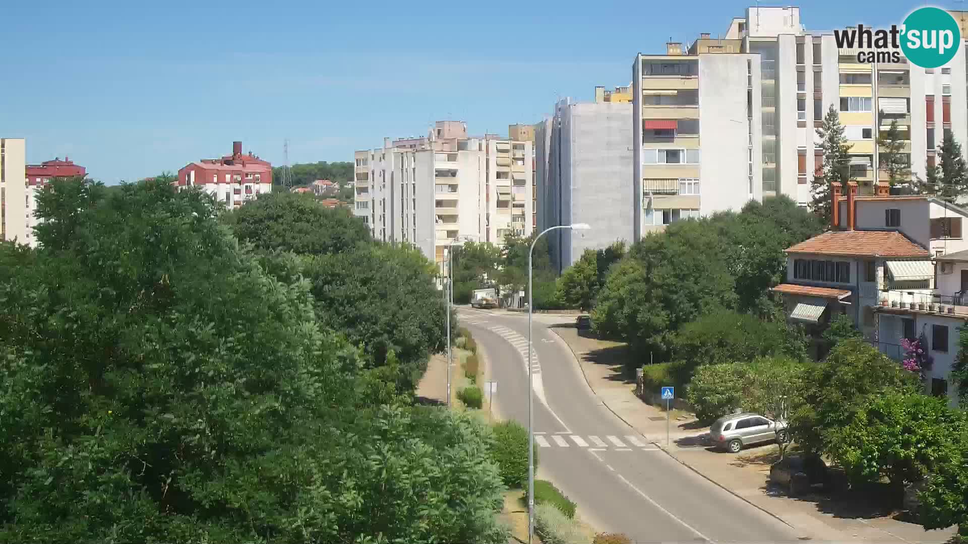 Cámara web Pula – Koper street – cámara en vivo Istria