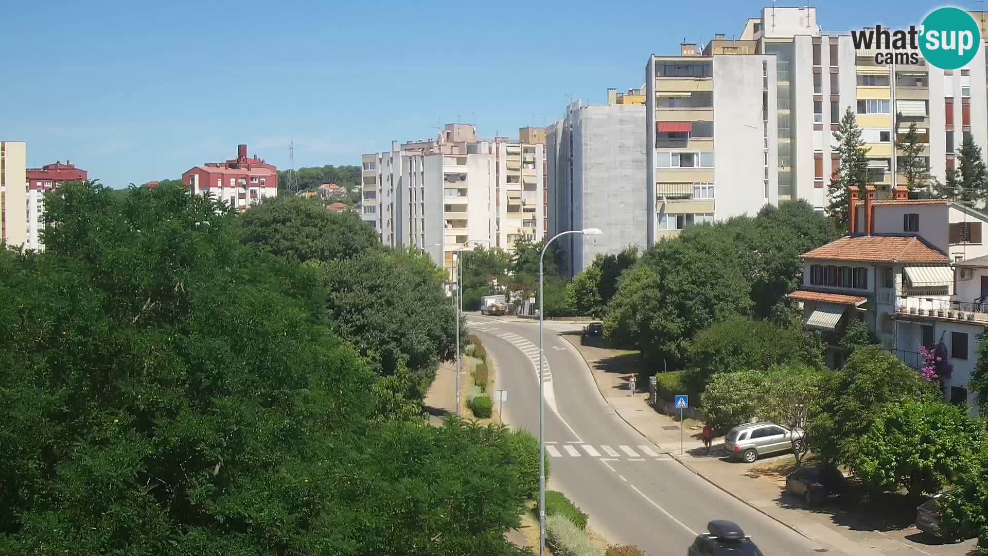 Webcam Pula – Rue Koper – Caméra en direct Istrie