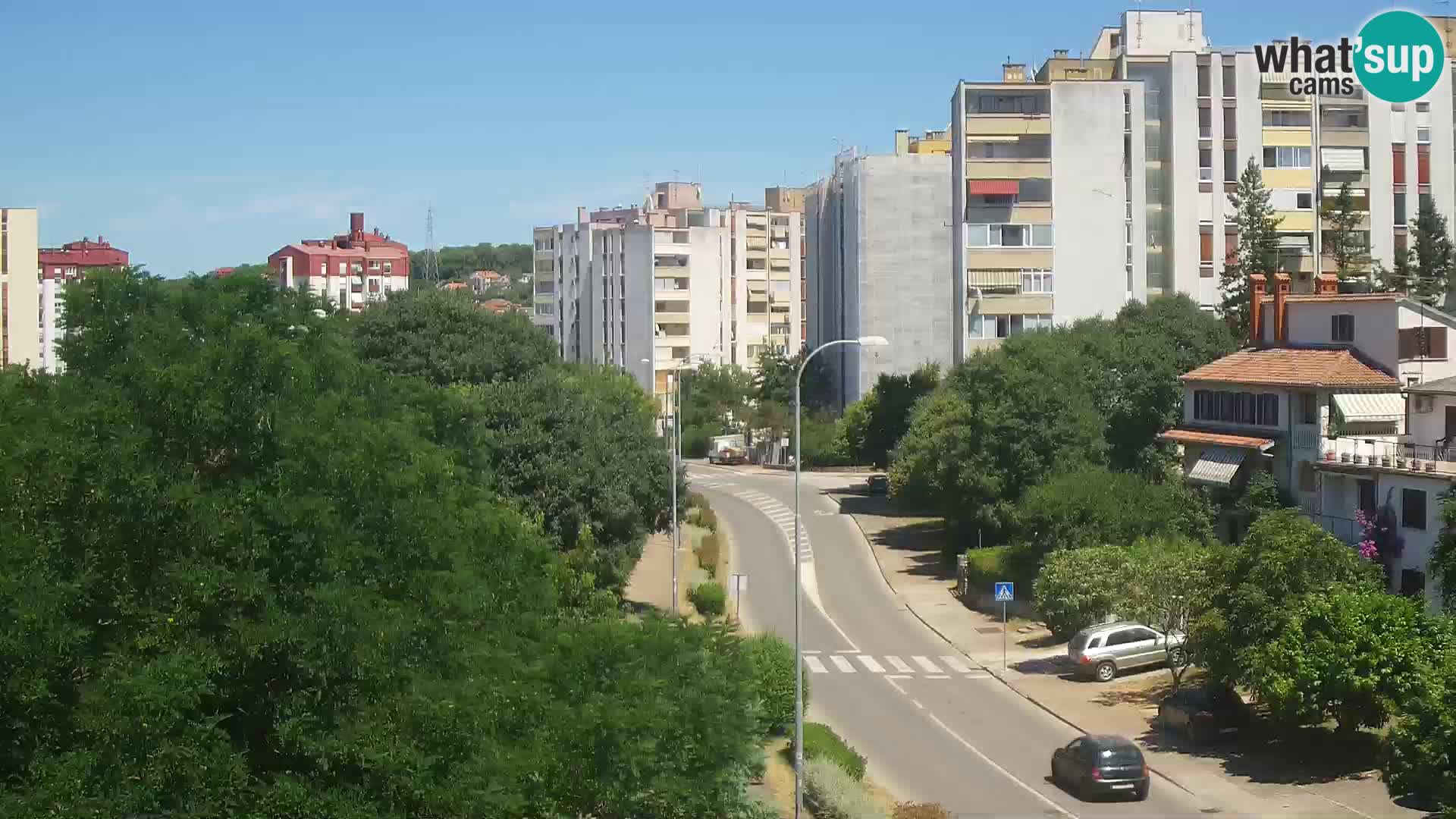 Pula web kamera – Koparska ulica – kamera uživo Istra