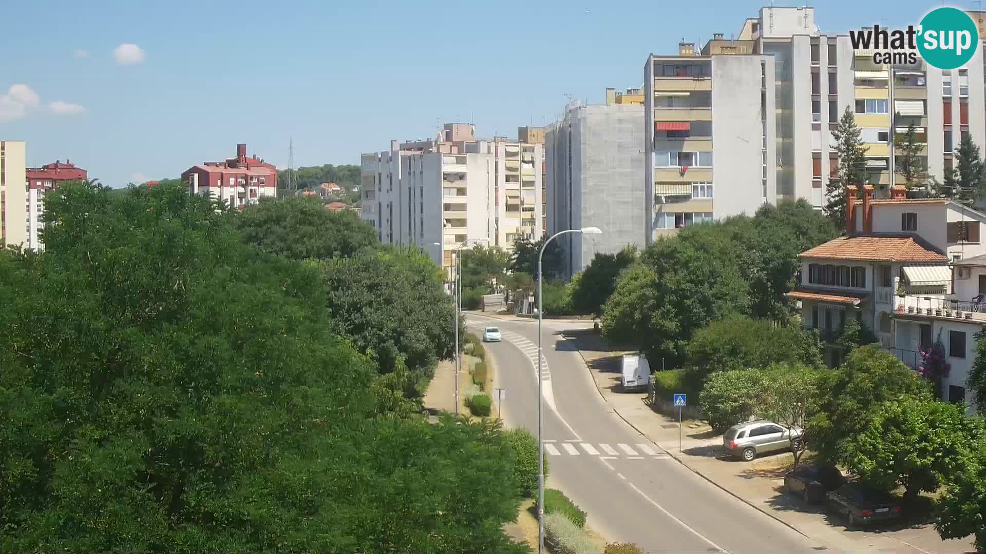 Pula web kamera – Koparska ulica – kamera uživo Istra