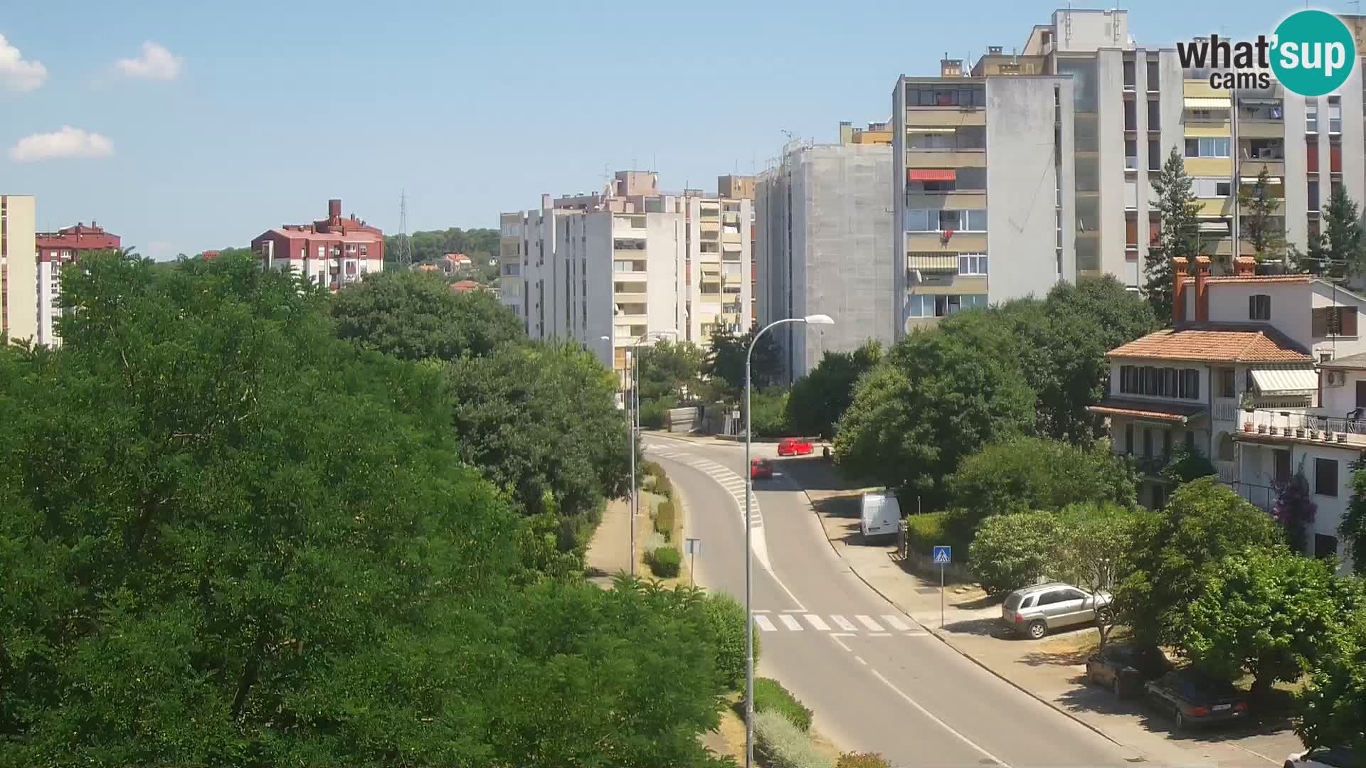Pula spletna kamera – Koperska ulica – Istra v živo