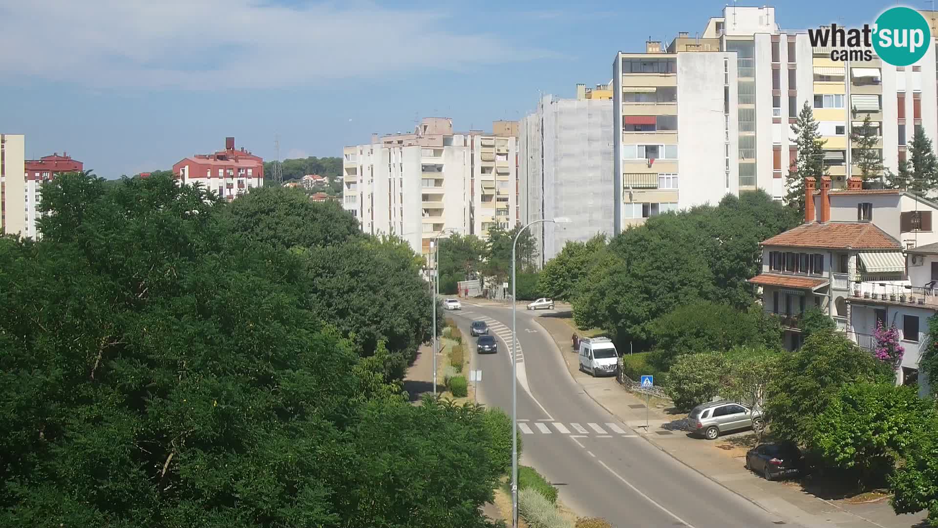 Webcam Pula – Rue Koper – Caméra en direct Istrie