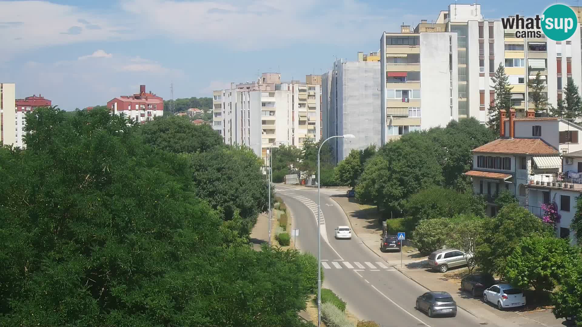 Cámara web Pula – Koper street – cámara en vivo Istria