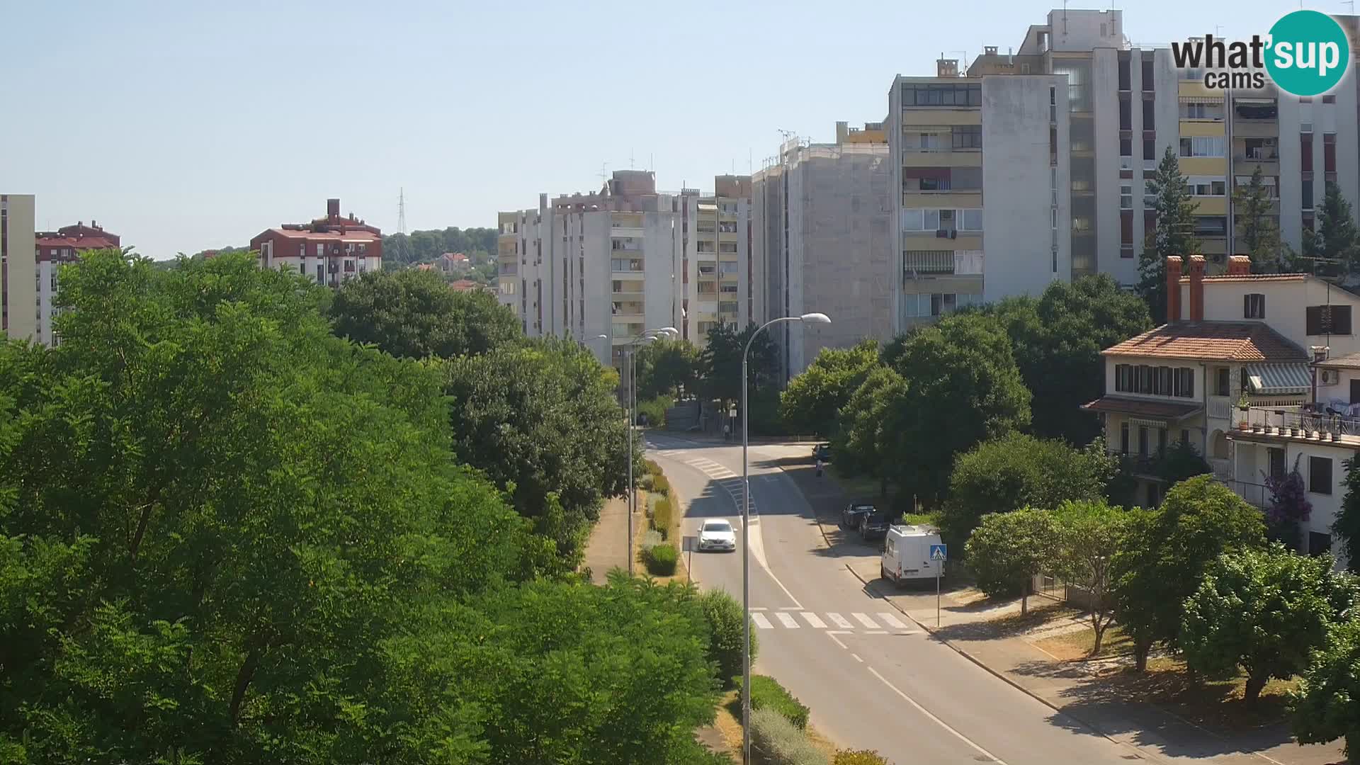 Cámara web Pula – Koper street – cámara en vivo Istria