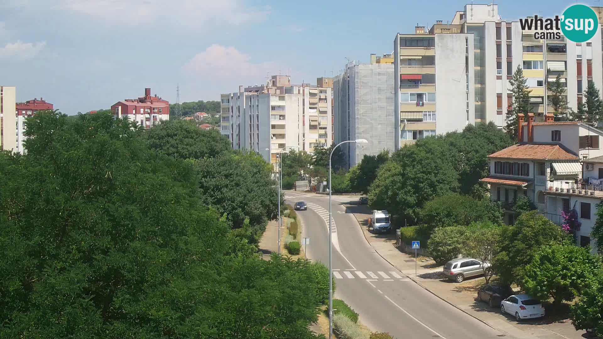 Webcam Pula – Rue Koper – Caméra en direct Istrie