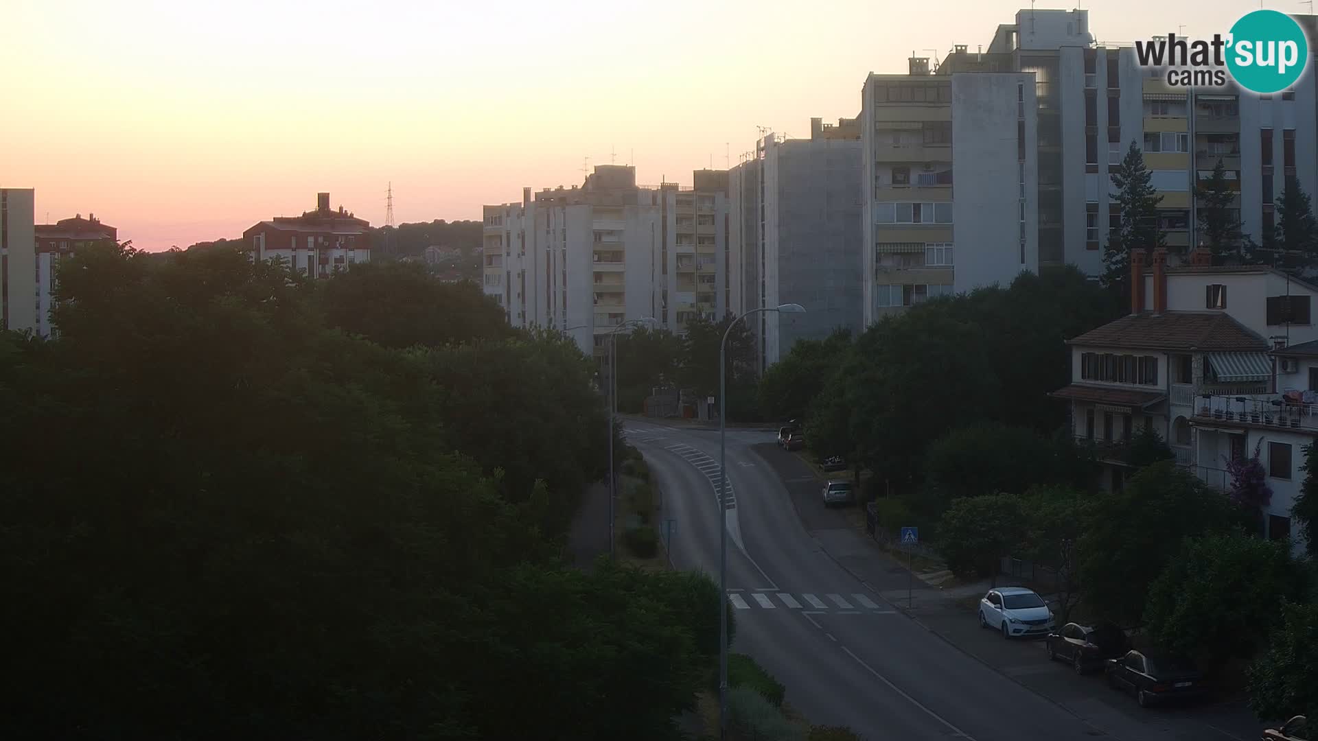 Pula web kamera – Koparska ulica – kamera uživo Istra