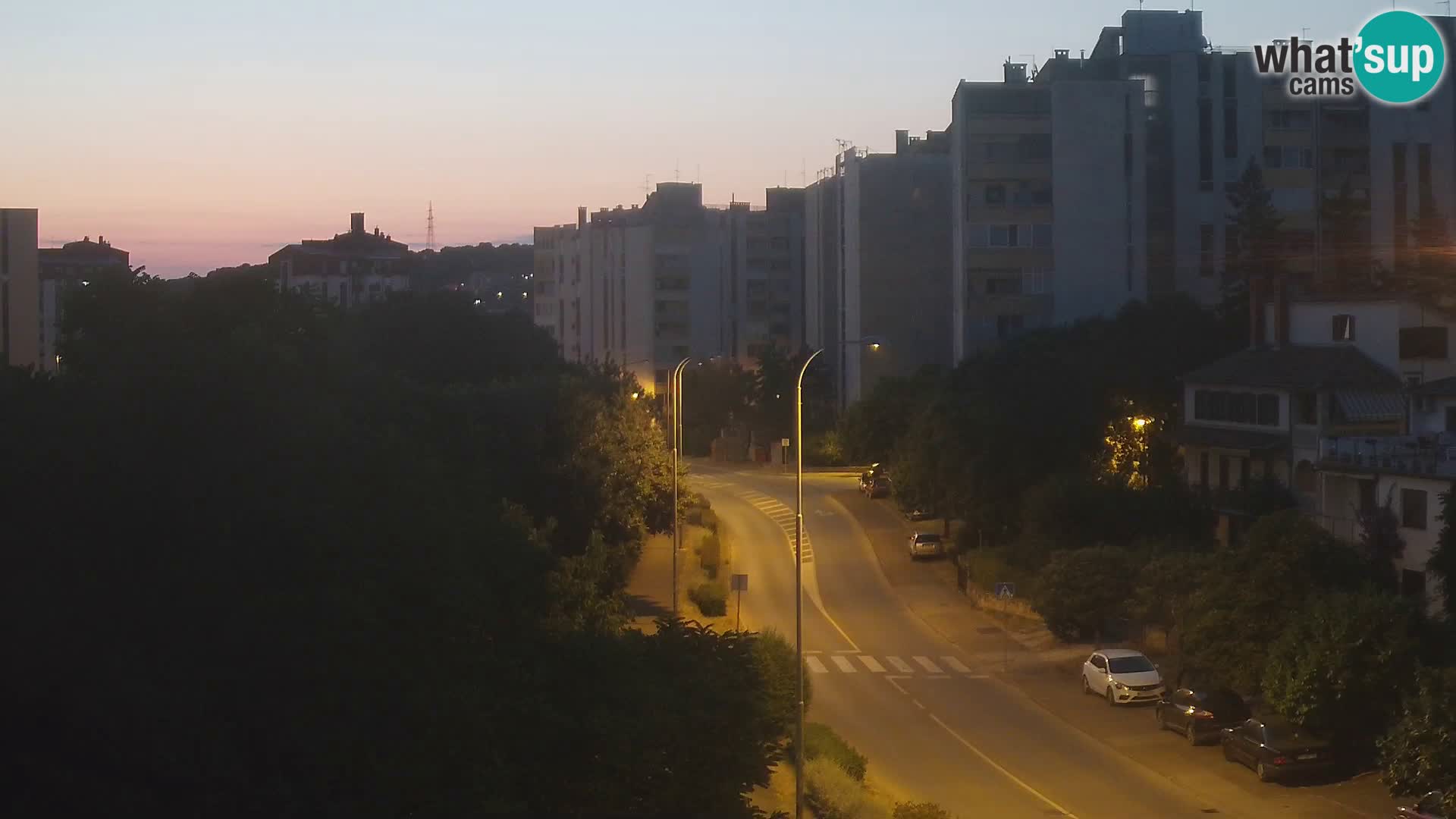 Pula web kamera – Koparska ulica – kamera uživo Istra