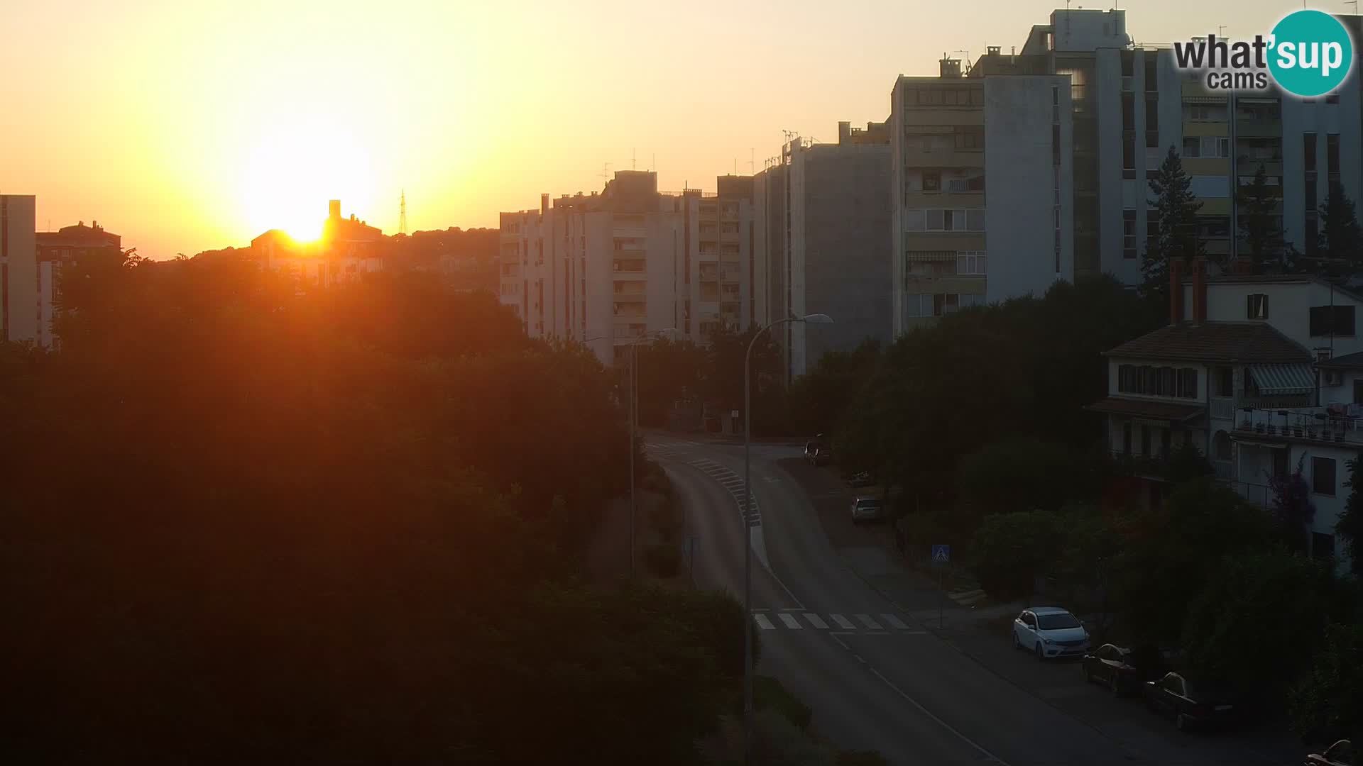 Pula web kamera – Koparska ulica – kamera uživo Istra