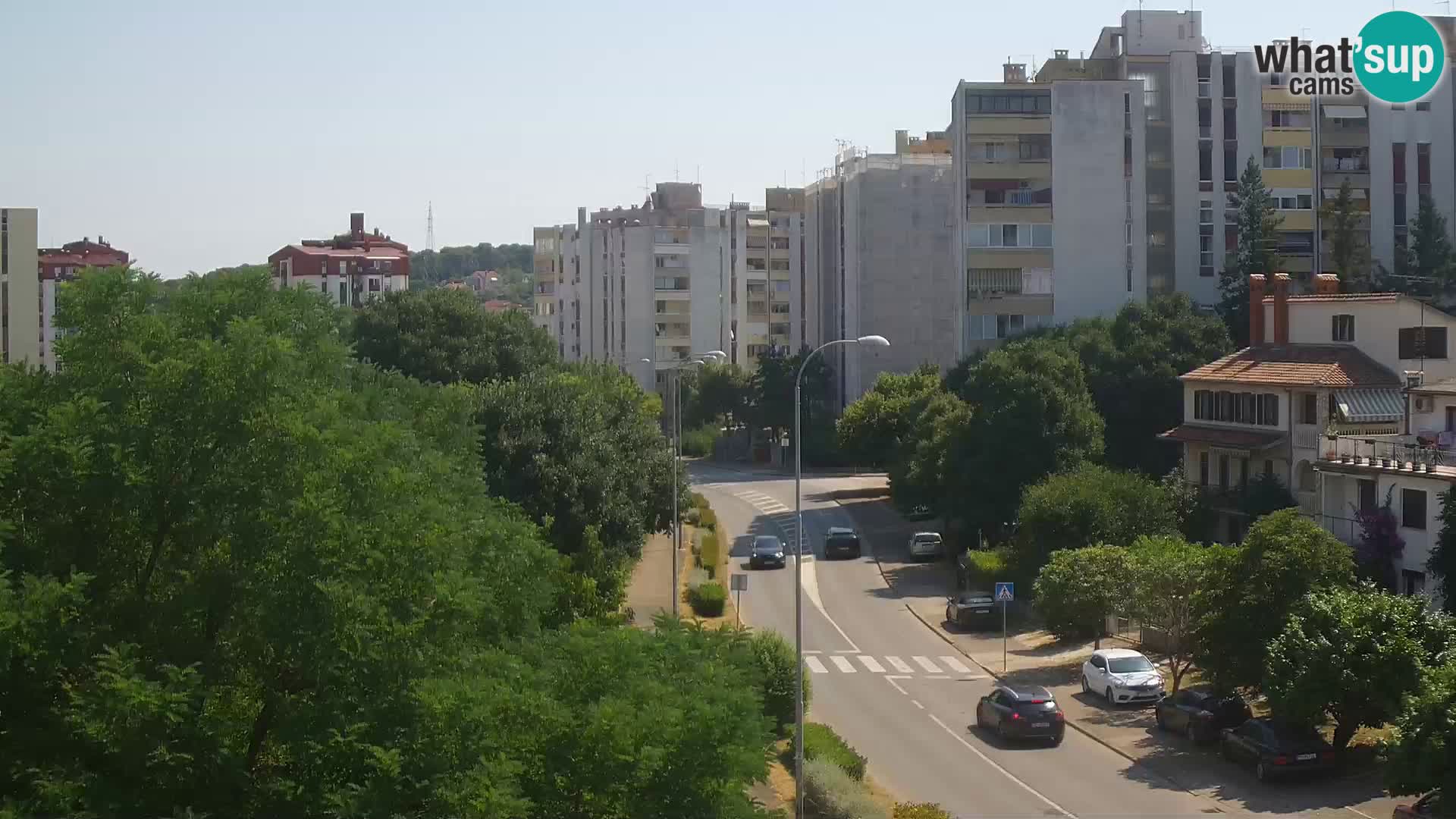 Pula spletna kamera – Koperska ulica – Istra v živo