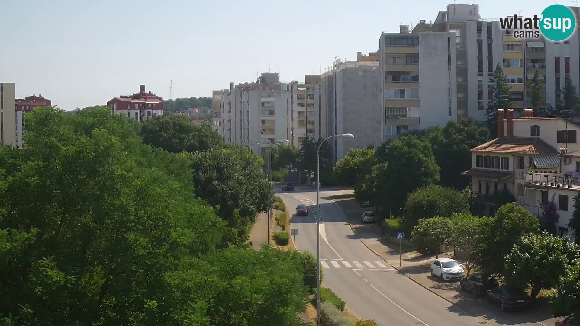 Pula spletna kamera – Koperska ulica – Istra v živo