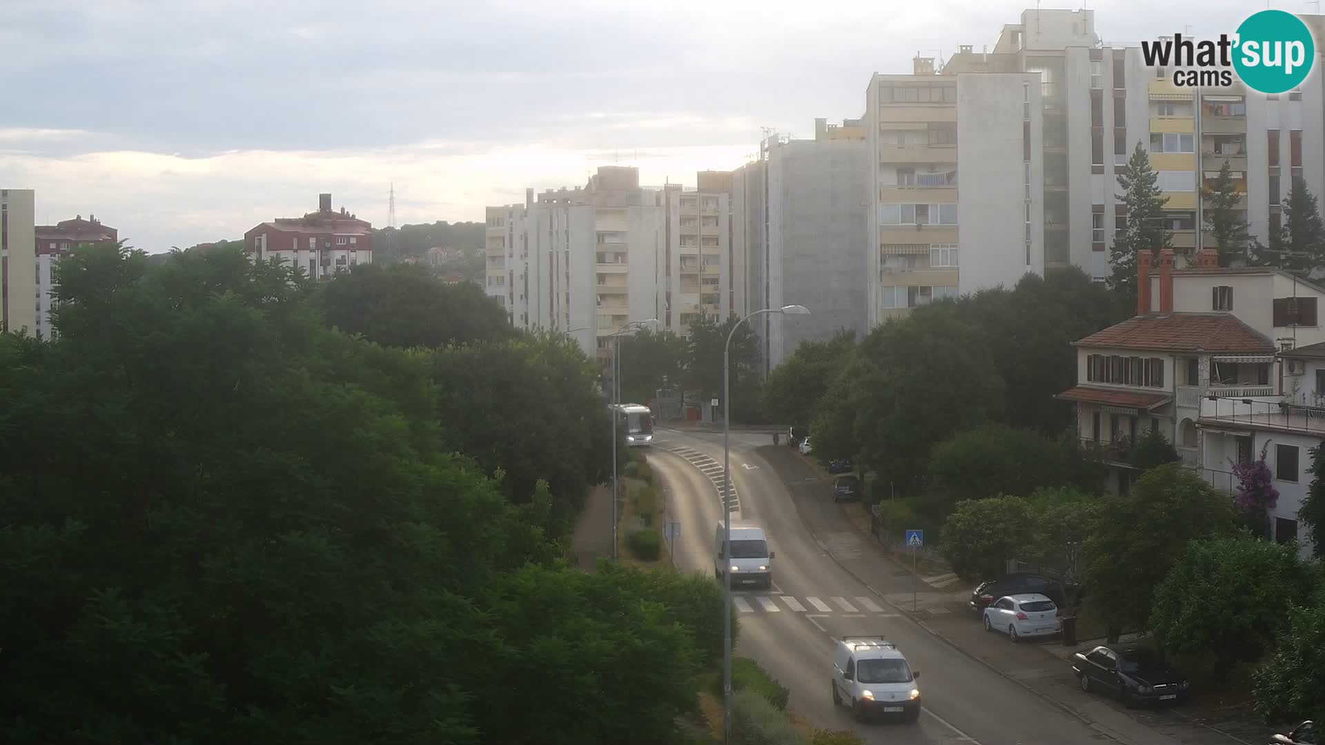 Pula spletna kamera – Koperska ulica – Istra v živo