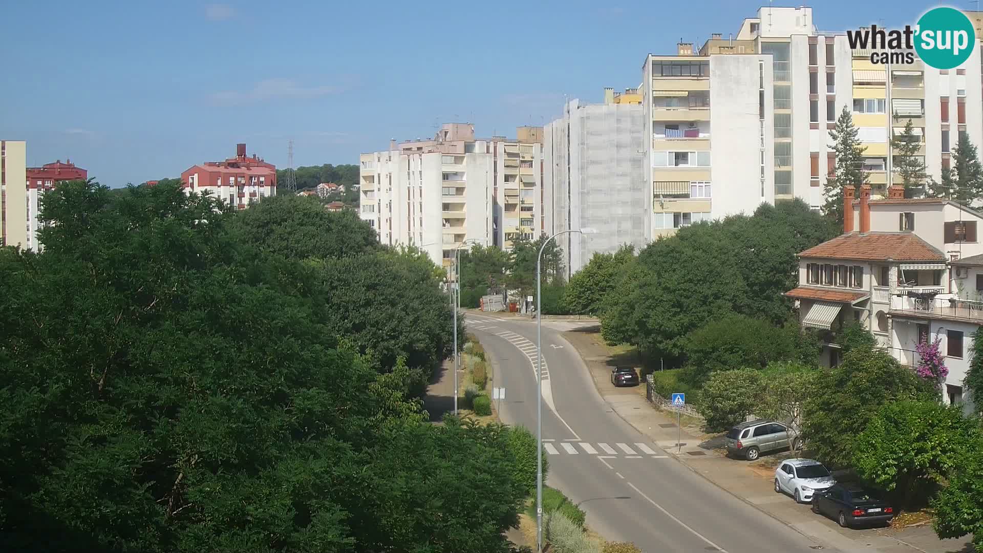 Pula web kamera – Koparska ulica – kamera uživo Istra