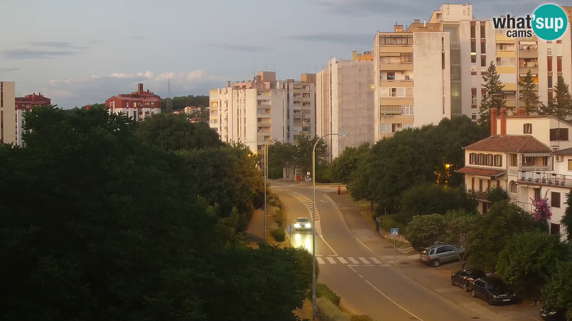 Pula web kamera – Koparska ulica – kamera uživo Istra