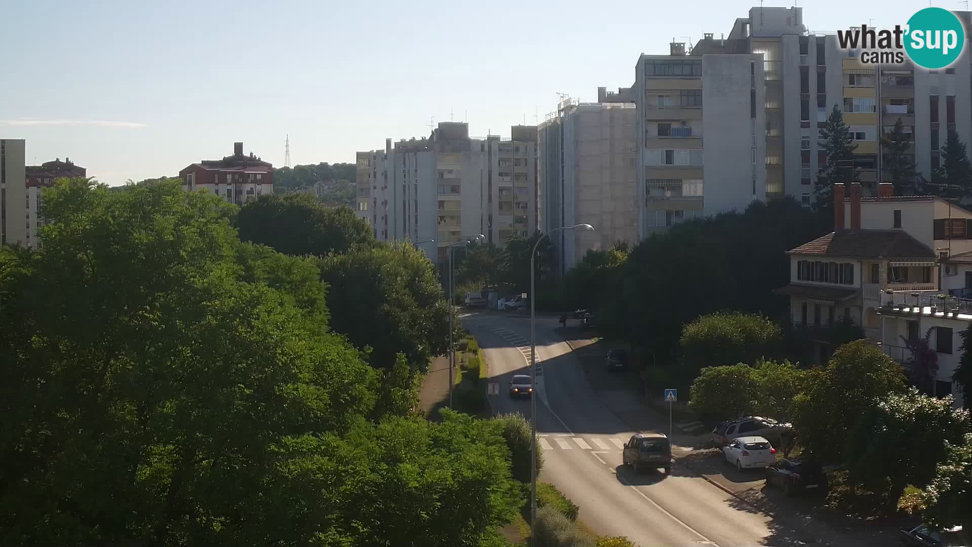 Pula web kamera – Koparska ulica – kamera uživo Istra