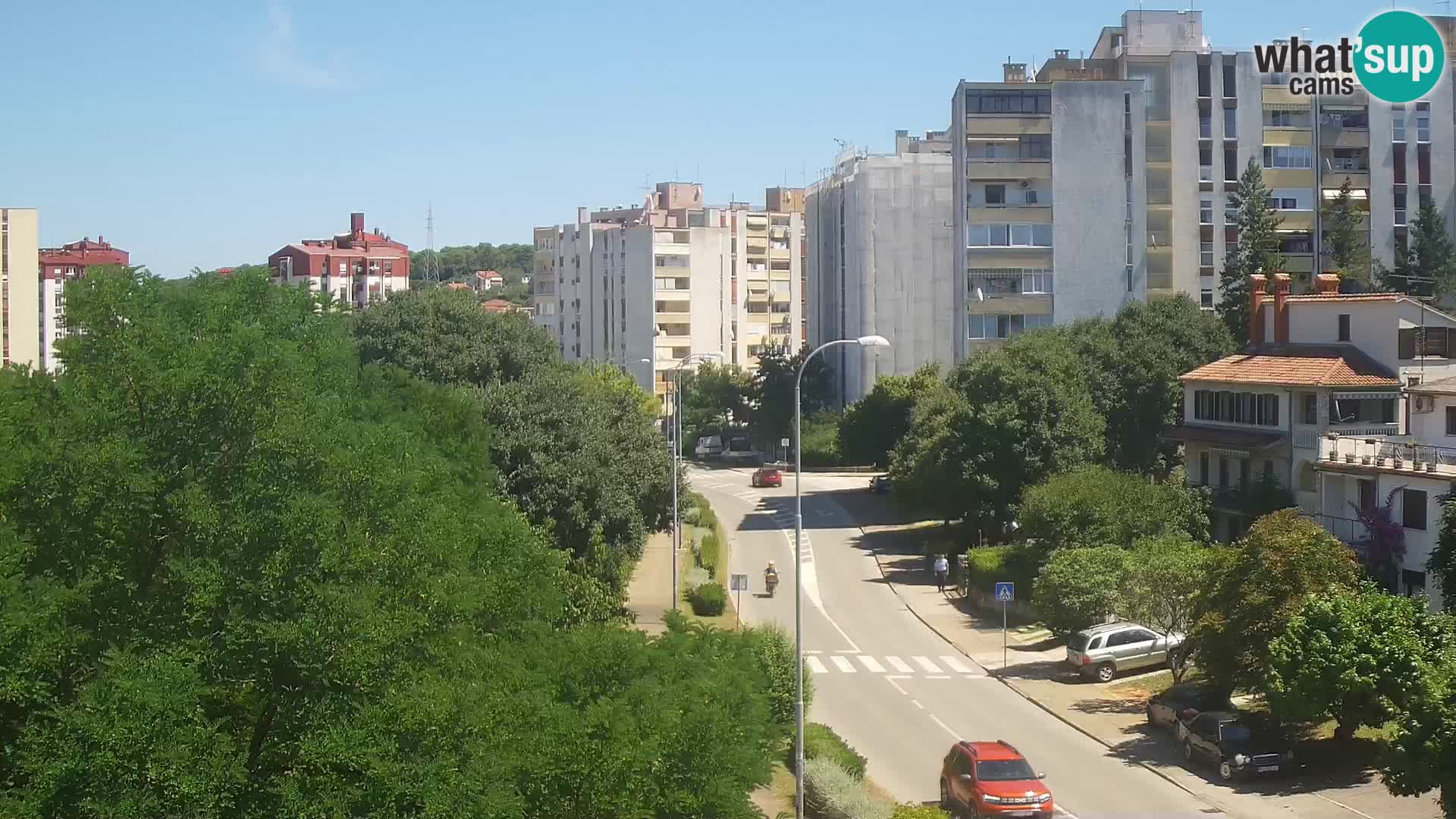 Pula spletna kamera – Koperska ulica – Istra v živo