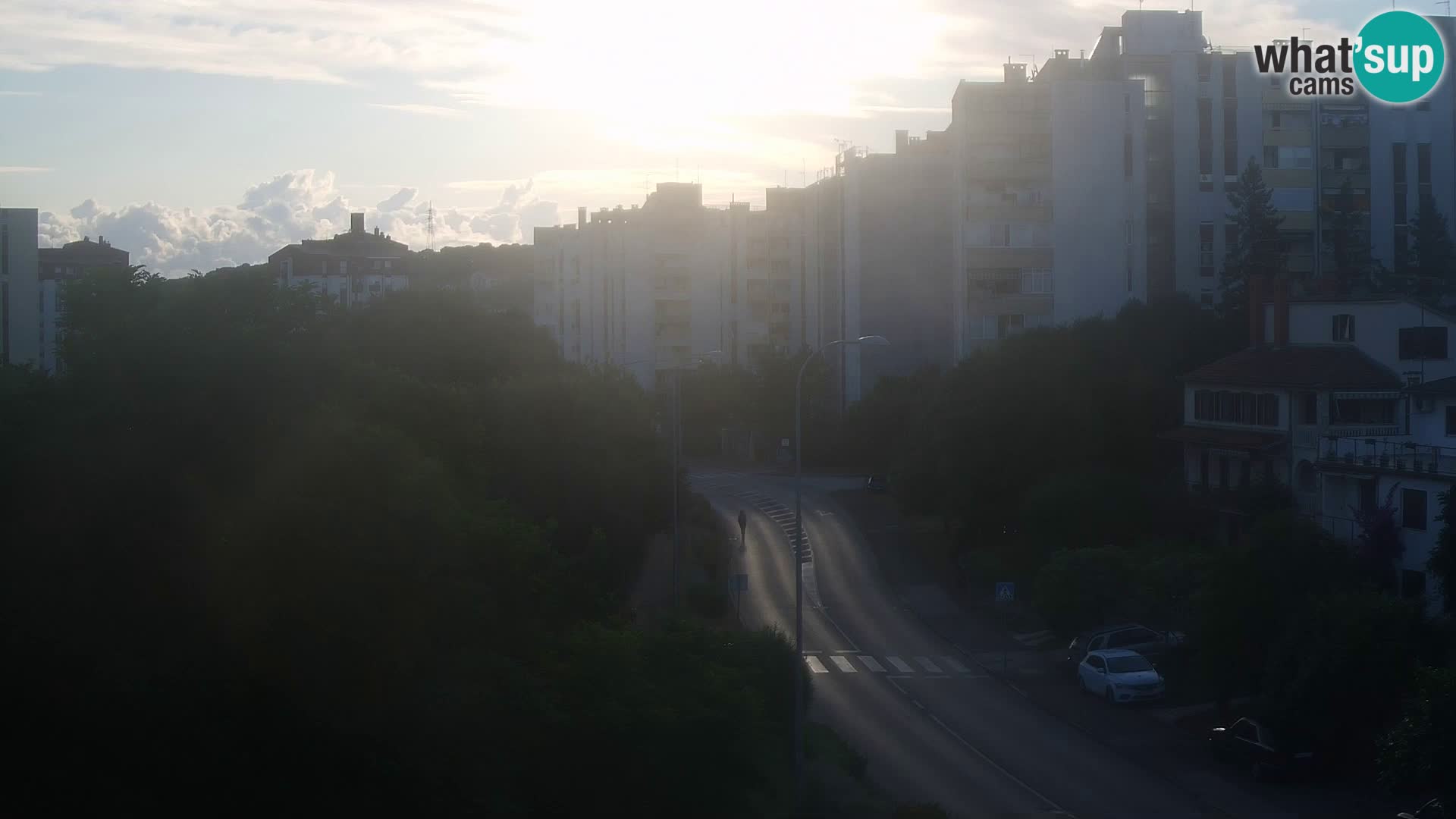 Pula web kamera – Koparska ulica – kamera uživo Istra