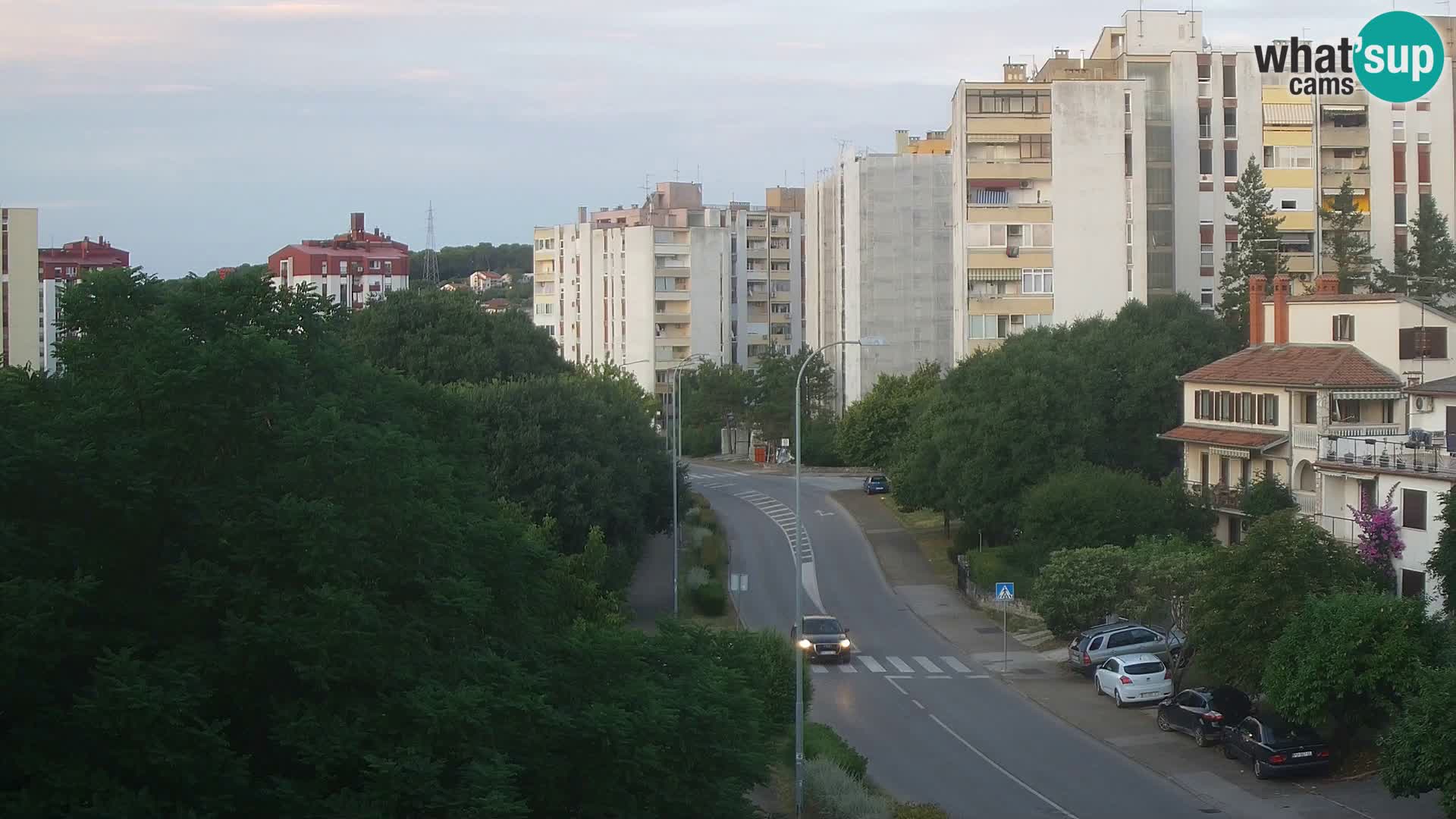 Pula web kamera – Koparska ulica – kamera uživo Istra