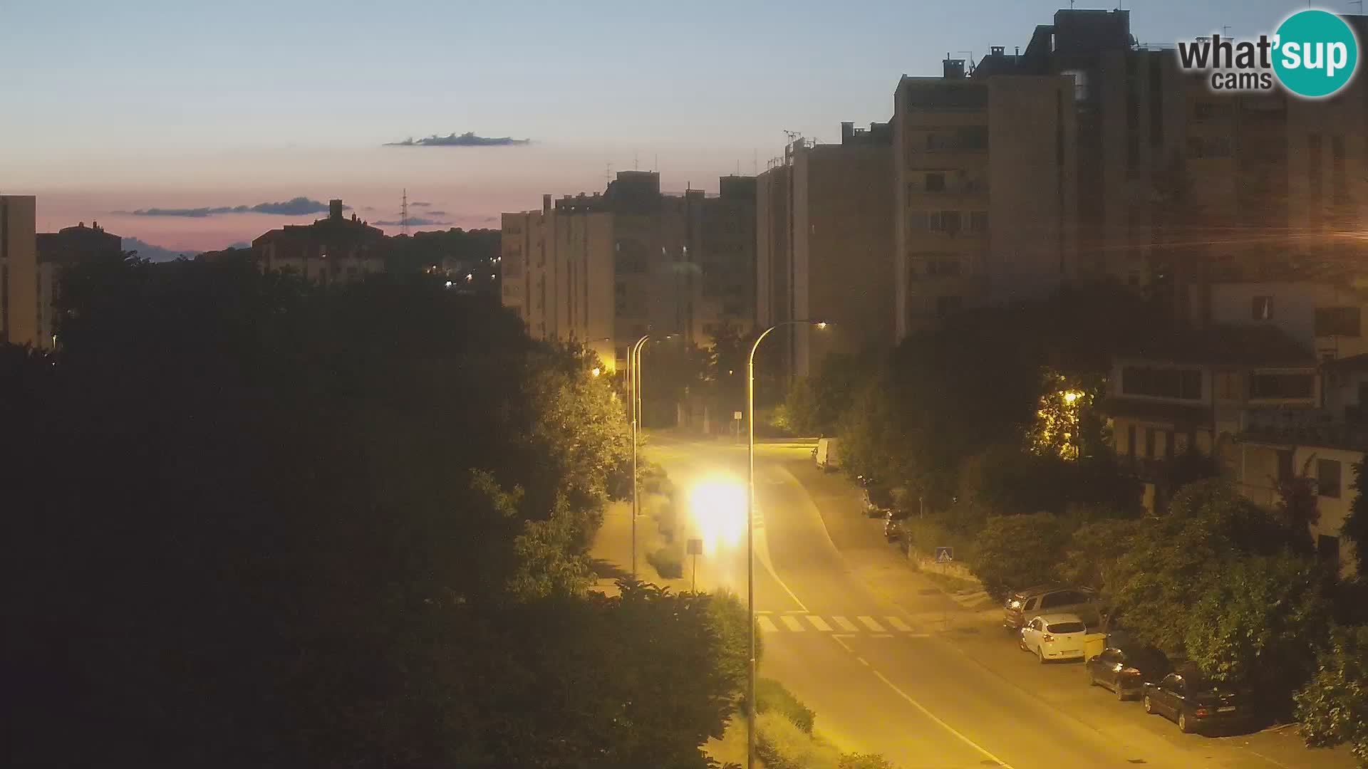 Pula web kamera – Koparska ulica – kamera uživo Istra