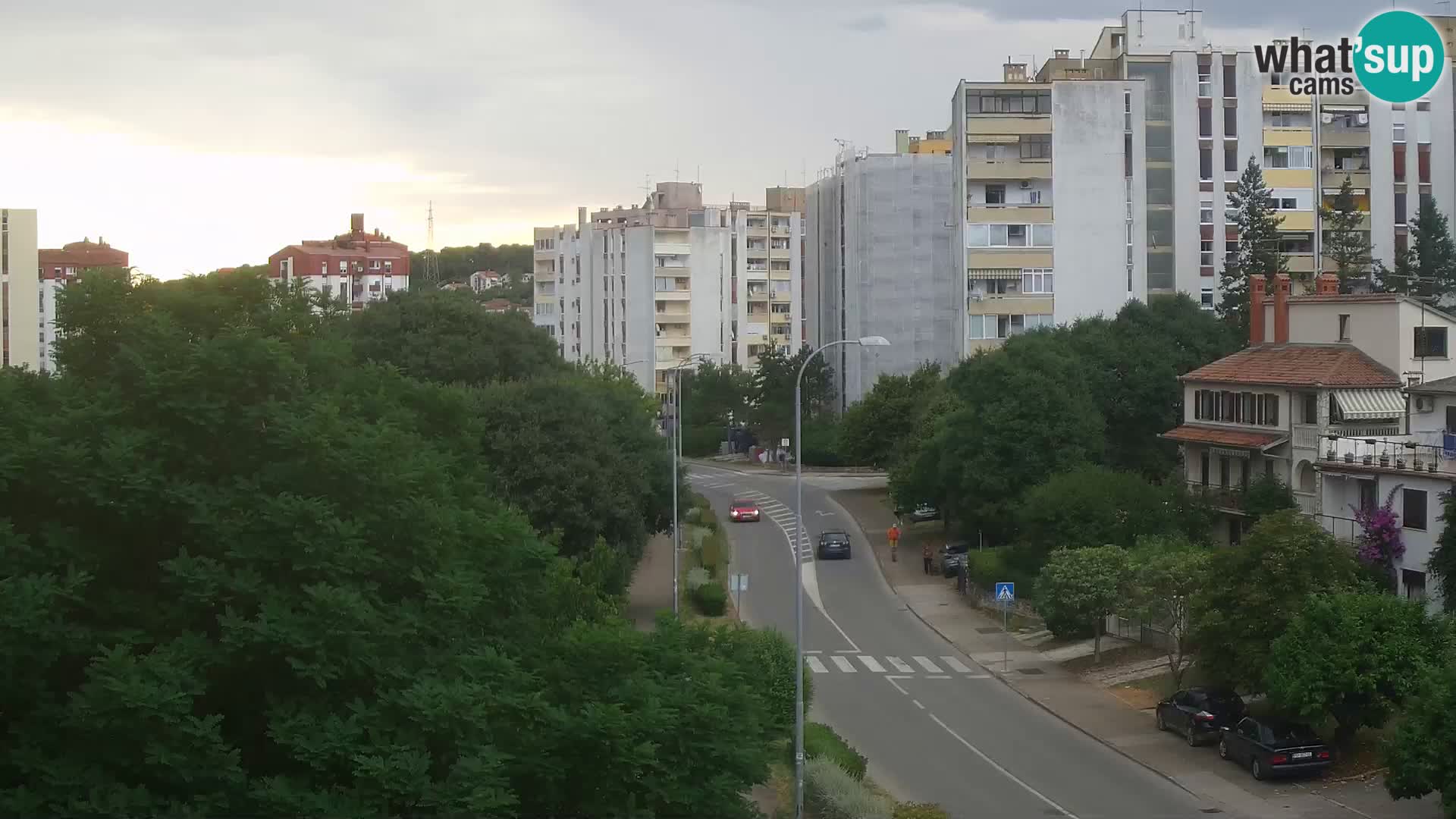 Pula web kamera – Koparska ulica – kamera uživo Istra