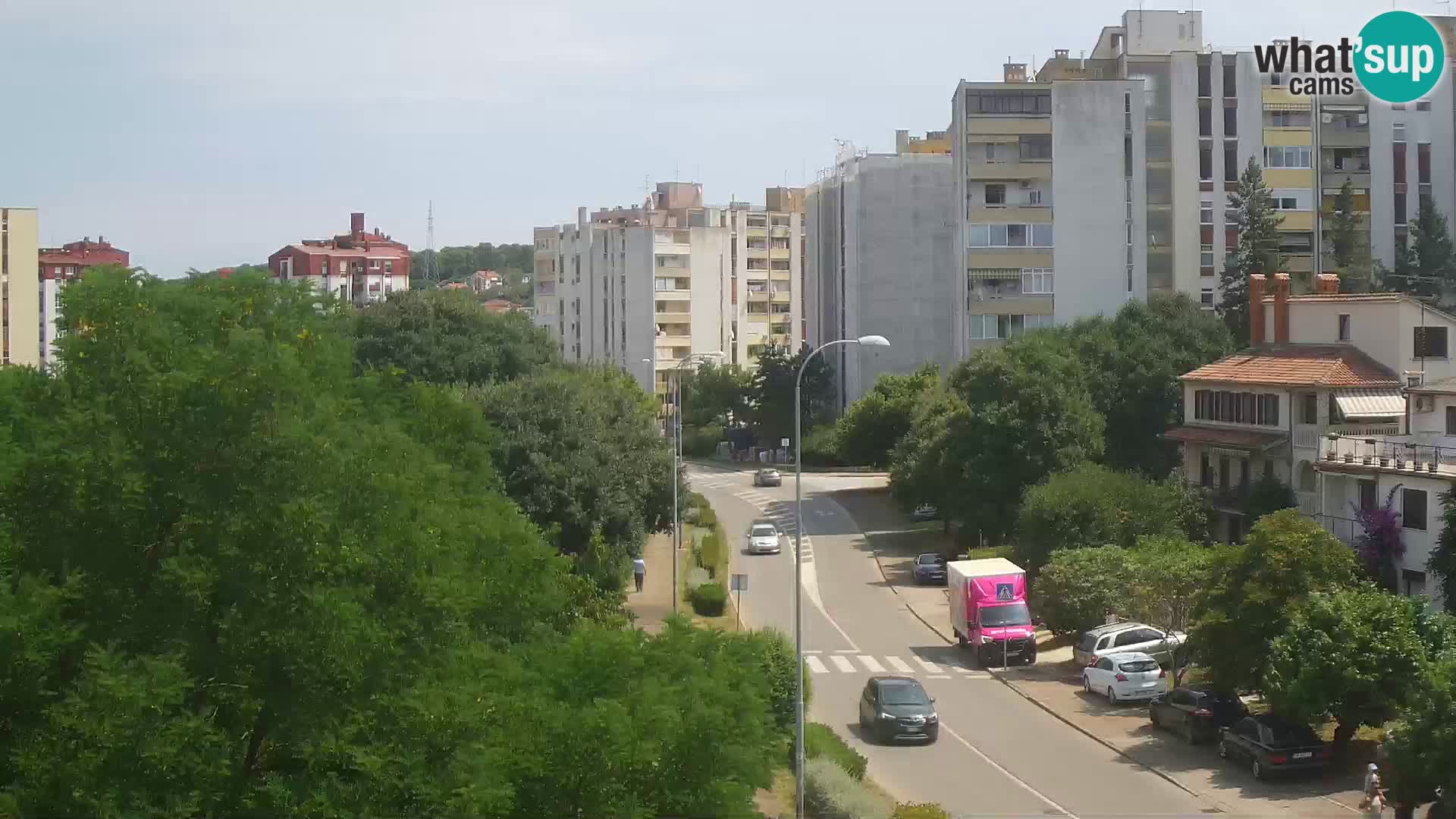 Pula web kamera – Koparska ulica – kamera uživo Istra