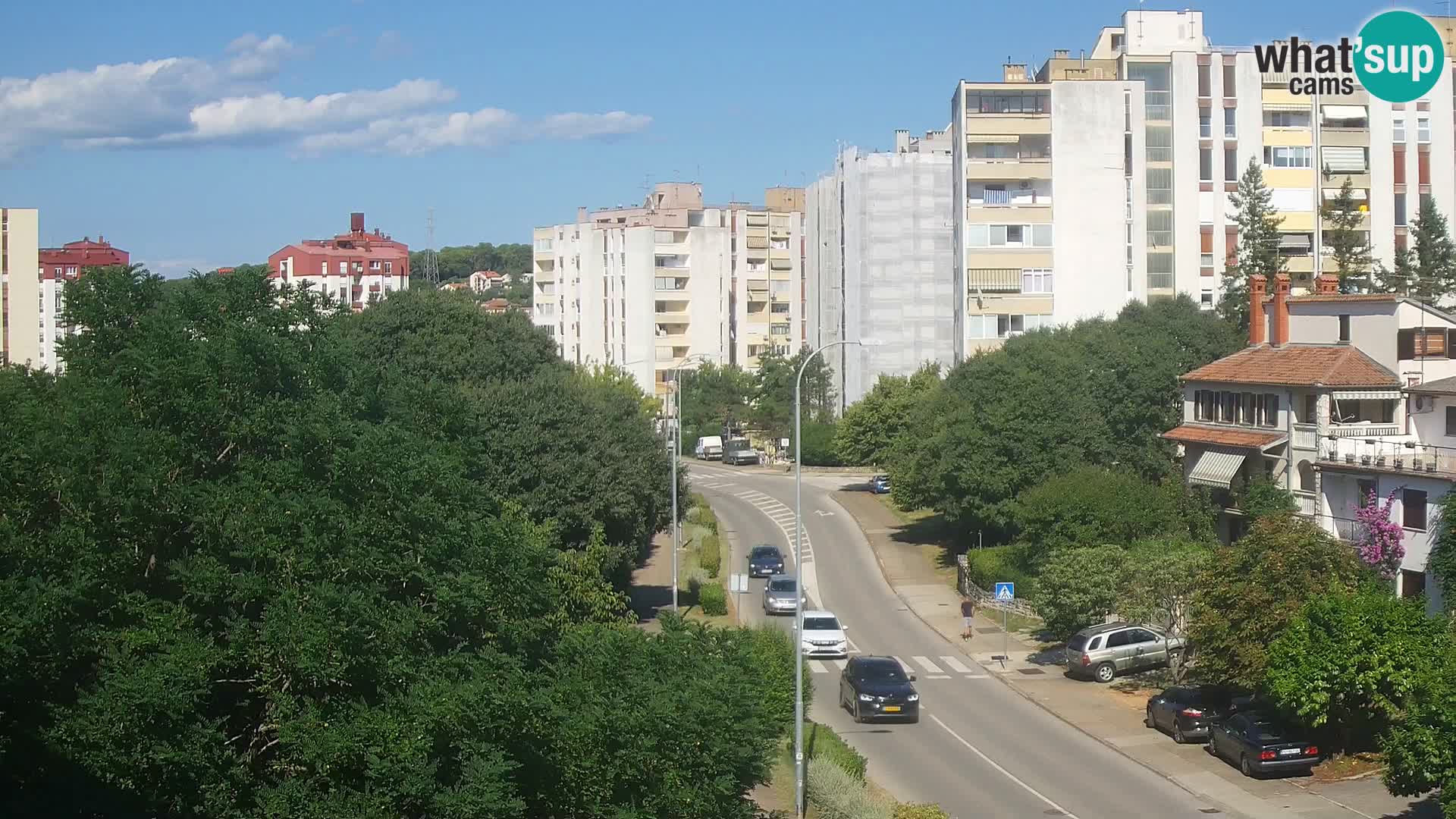 Pula spletna kamera – Koperska ulica – Istra v živo