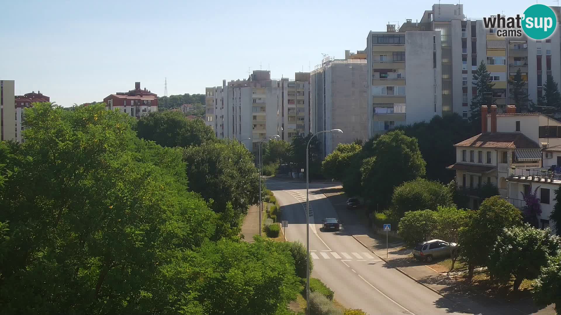 Pula spletna kamera – Koperska ulica – Istra v živo