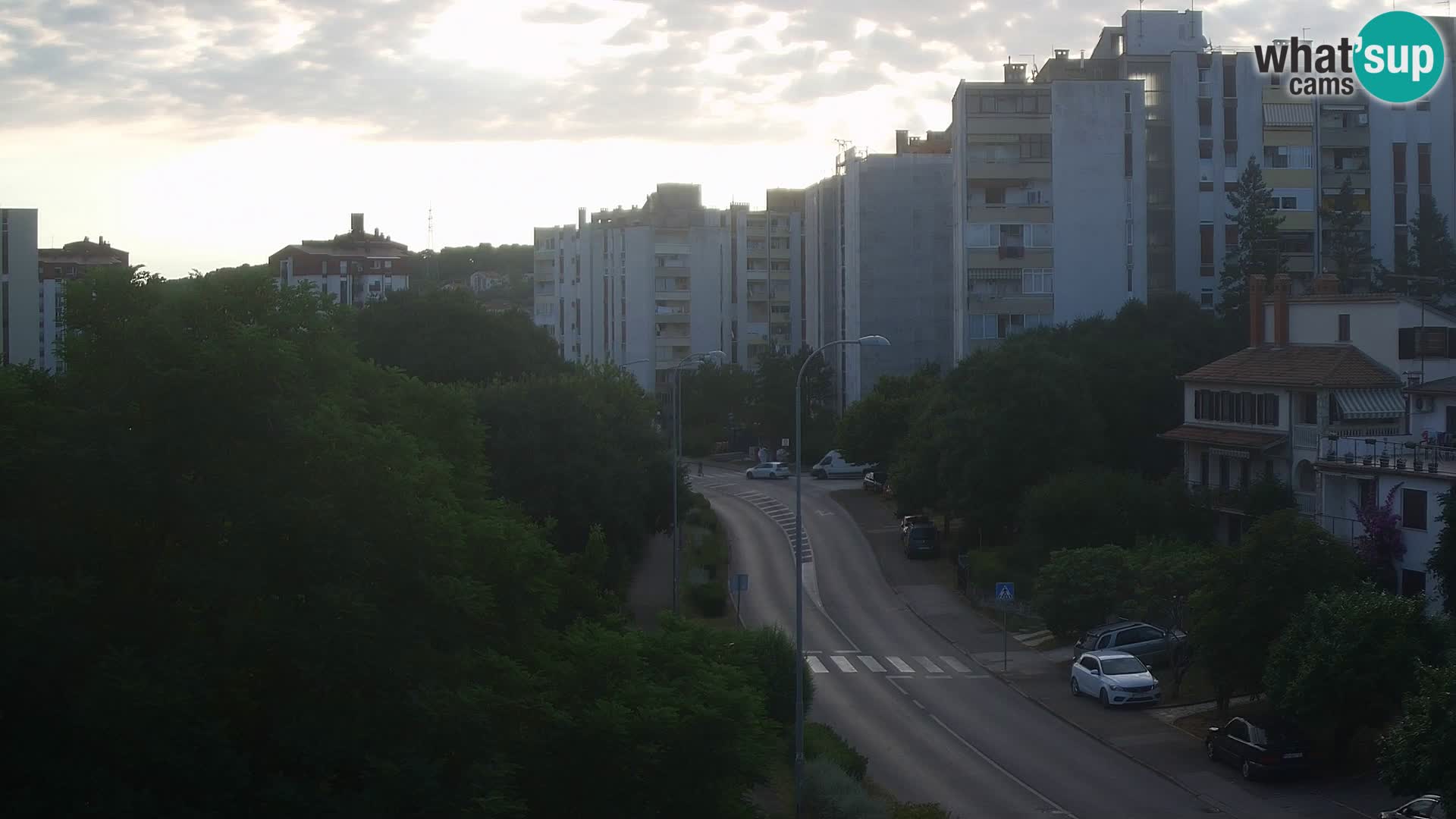 Pula spletna kamera – Koperska ulica – Istra v živo