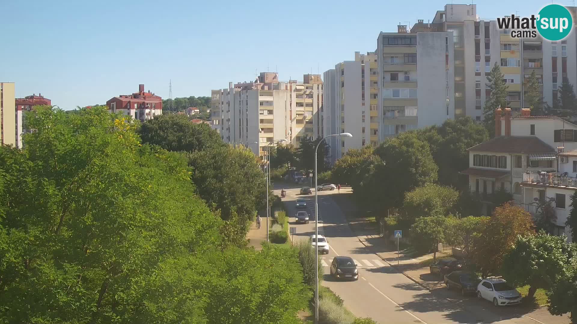 Pula web kamera – Koparska ulica – kamera uživo Istra