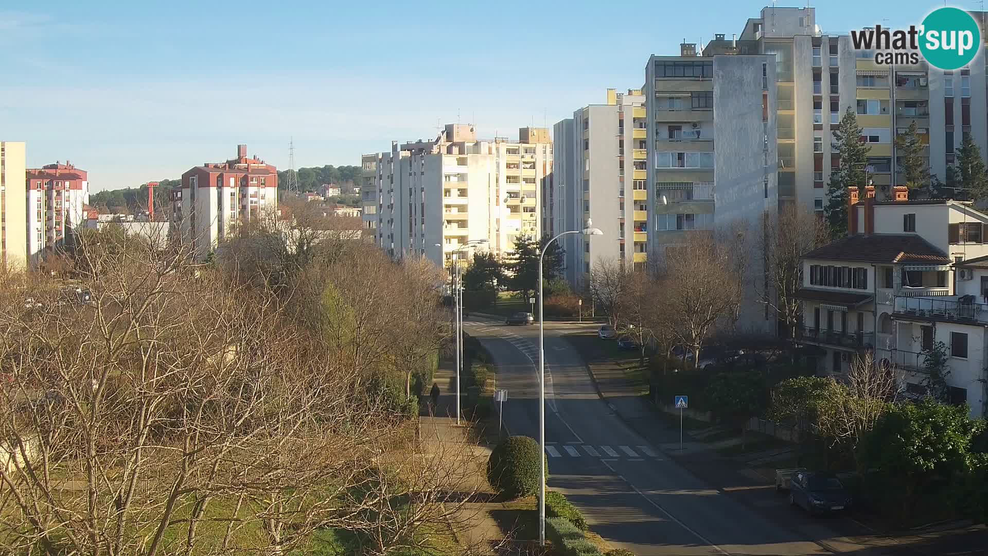 Pula web kamera – Koparska ulica – kamera uživo Istra