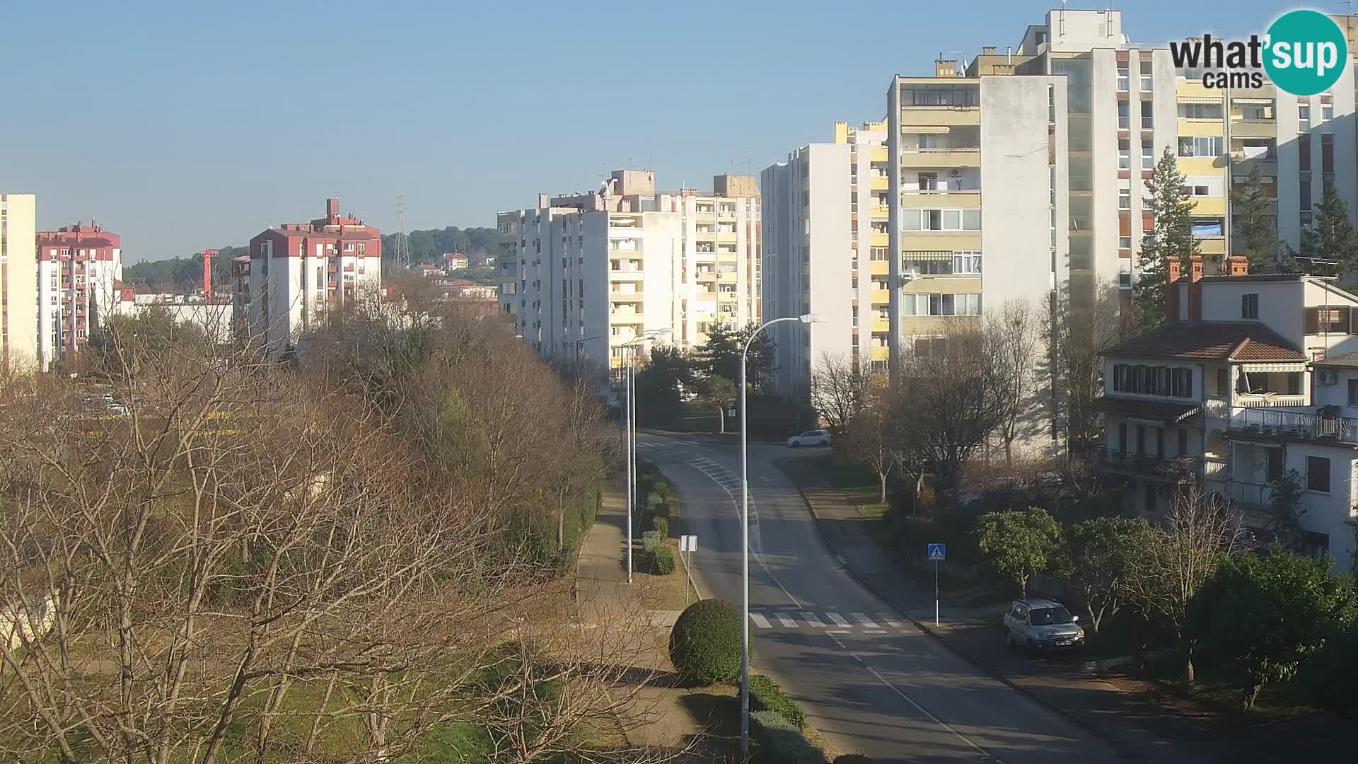 Pula spletna kamera – Koperska ulica – Istra v živo