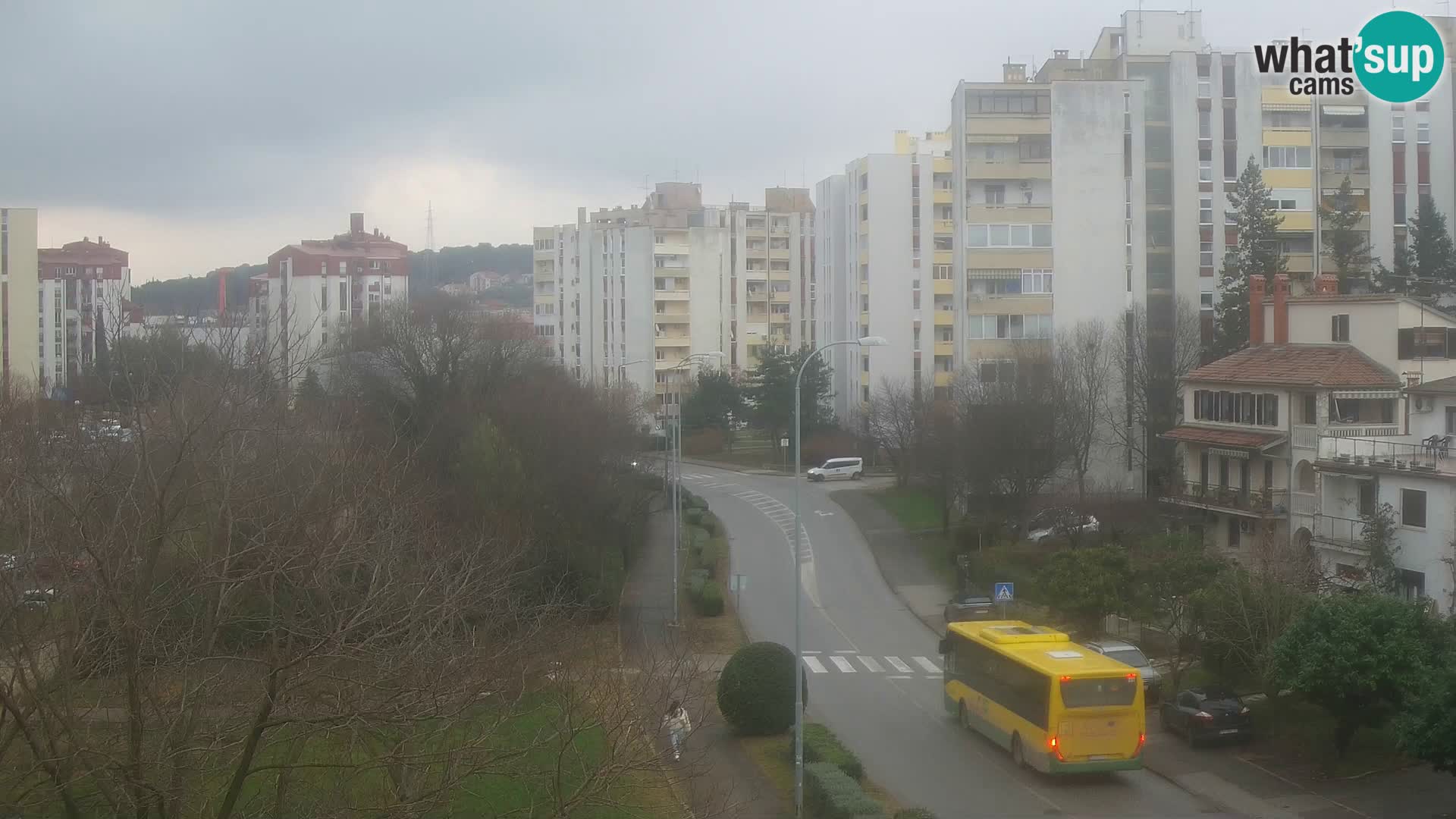 Pula web kamera – Koparska ulica – kamera uživo Istra